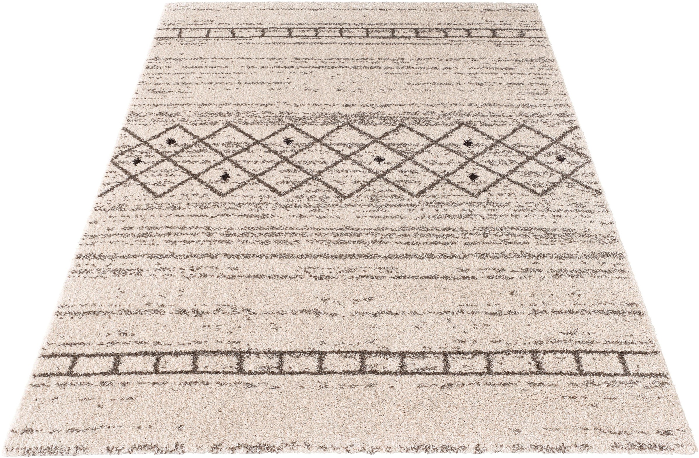 Image of MINT RUGS Teppich »Shade«, rechteckig, 20 mm Höhe, Grafisches Design, dichter weicher Flor, Wohnzimmer, Schlafzimmer, Arbeitszimmer, Robust, Pflegleicht bei Ackermann Versand Schweiz