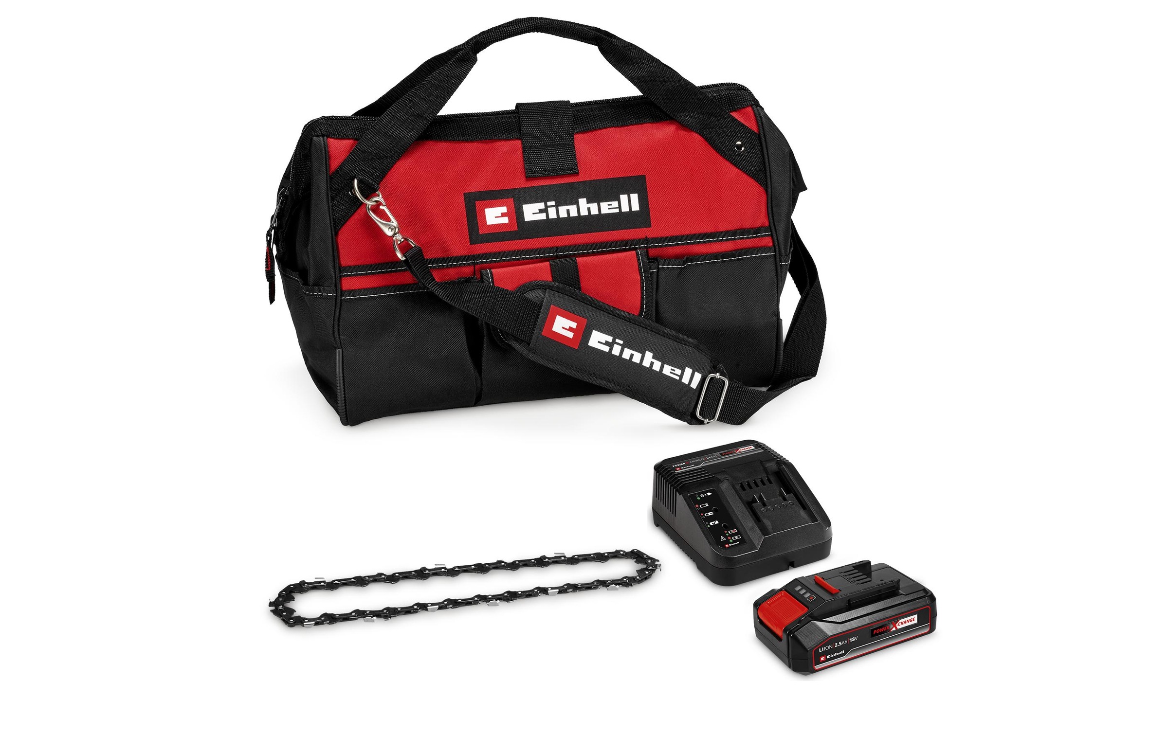Einhell Akku-Kettensäge »GE-PS 18/15 Li Bag Kit«, (1 tlg.)