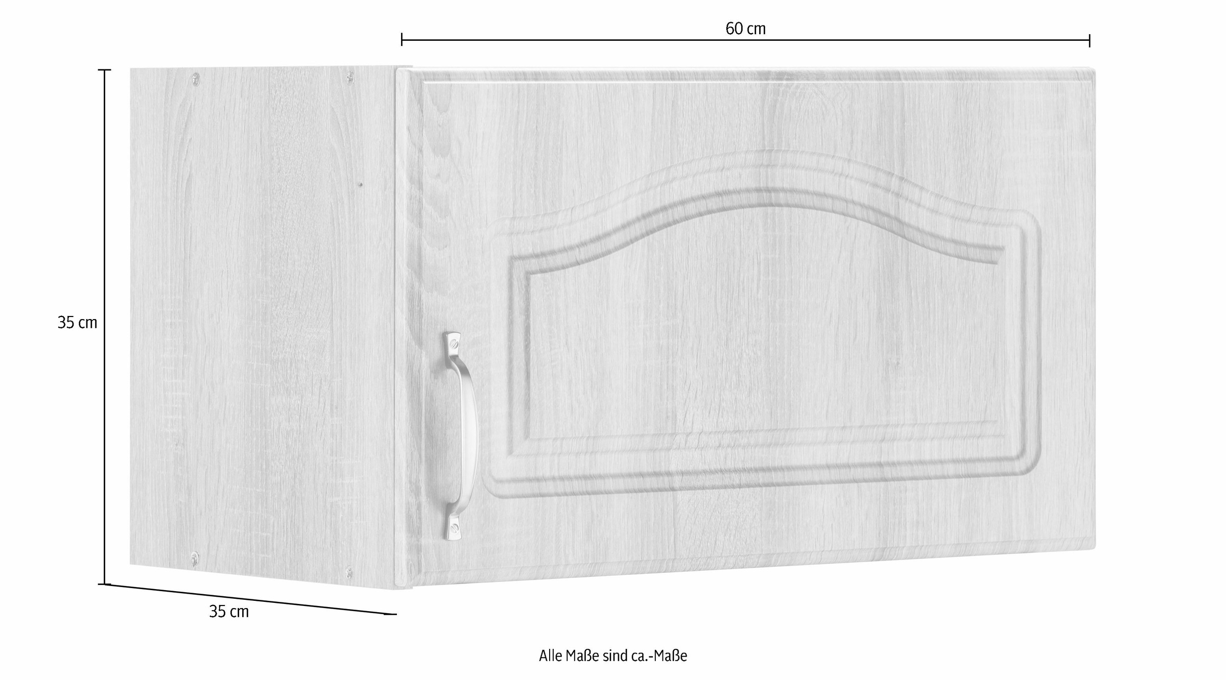 wiho Küchen Armoire suspendue courte »Linz« 60 cm breit
