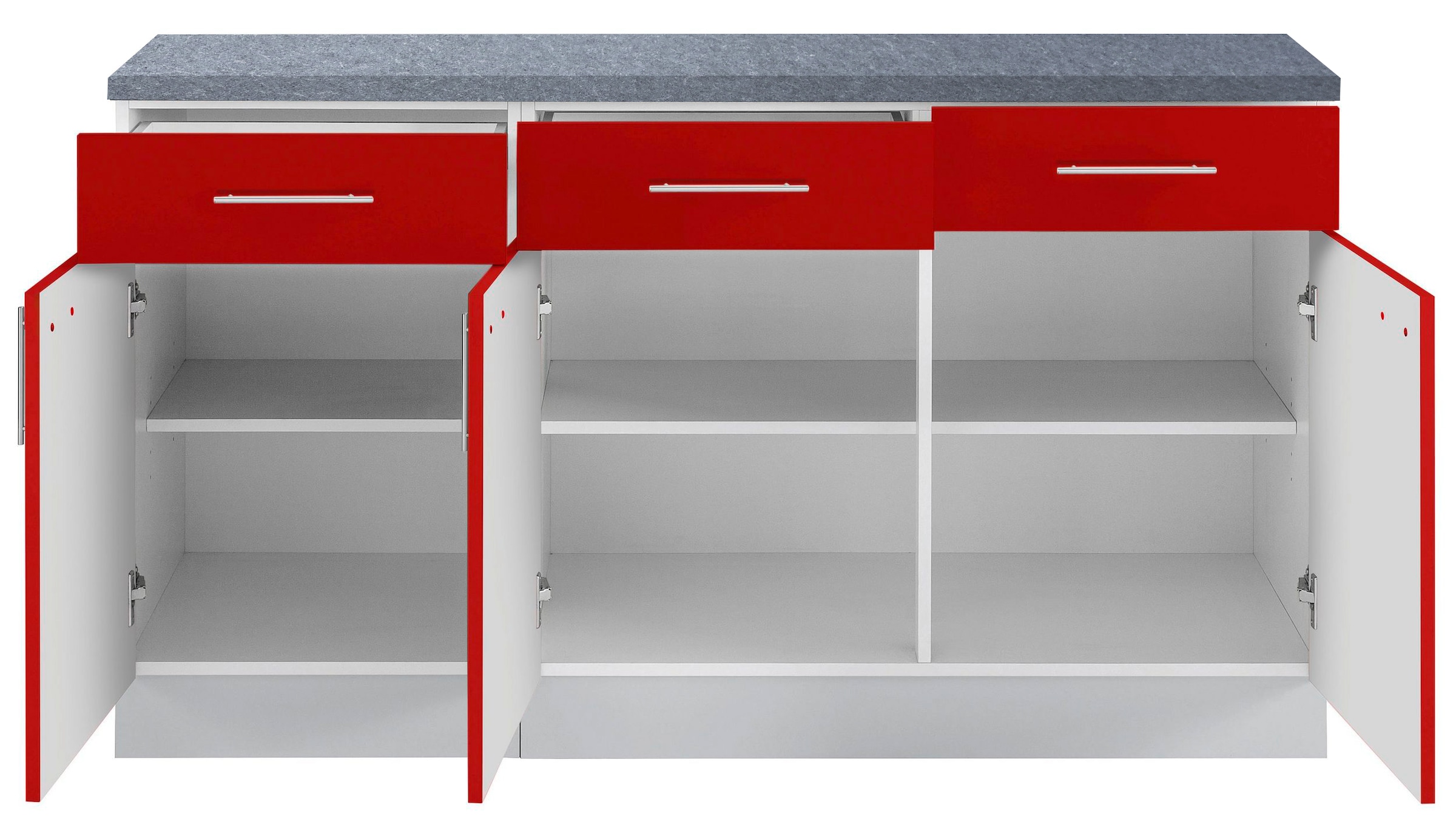 wiho Küchen Armoire basse »Kiel« 150 cm breit, 50 cm tief