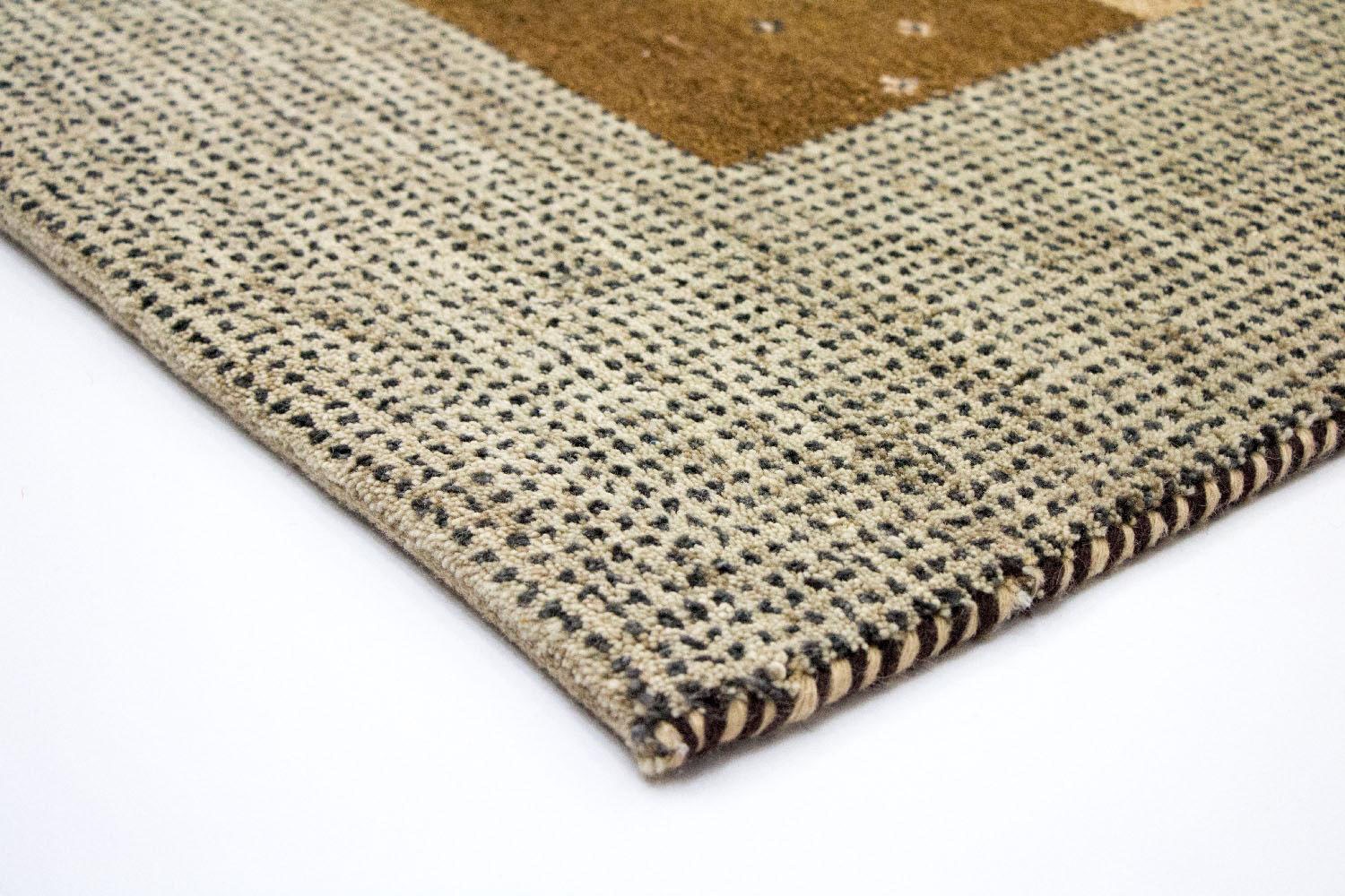 morgenland Wollteppich »Gabbeh Teppich kaufen handgeknüpft rechteckig, mehrfarbig«, handgeknüpft