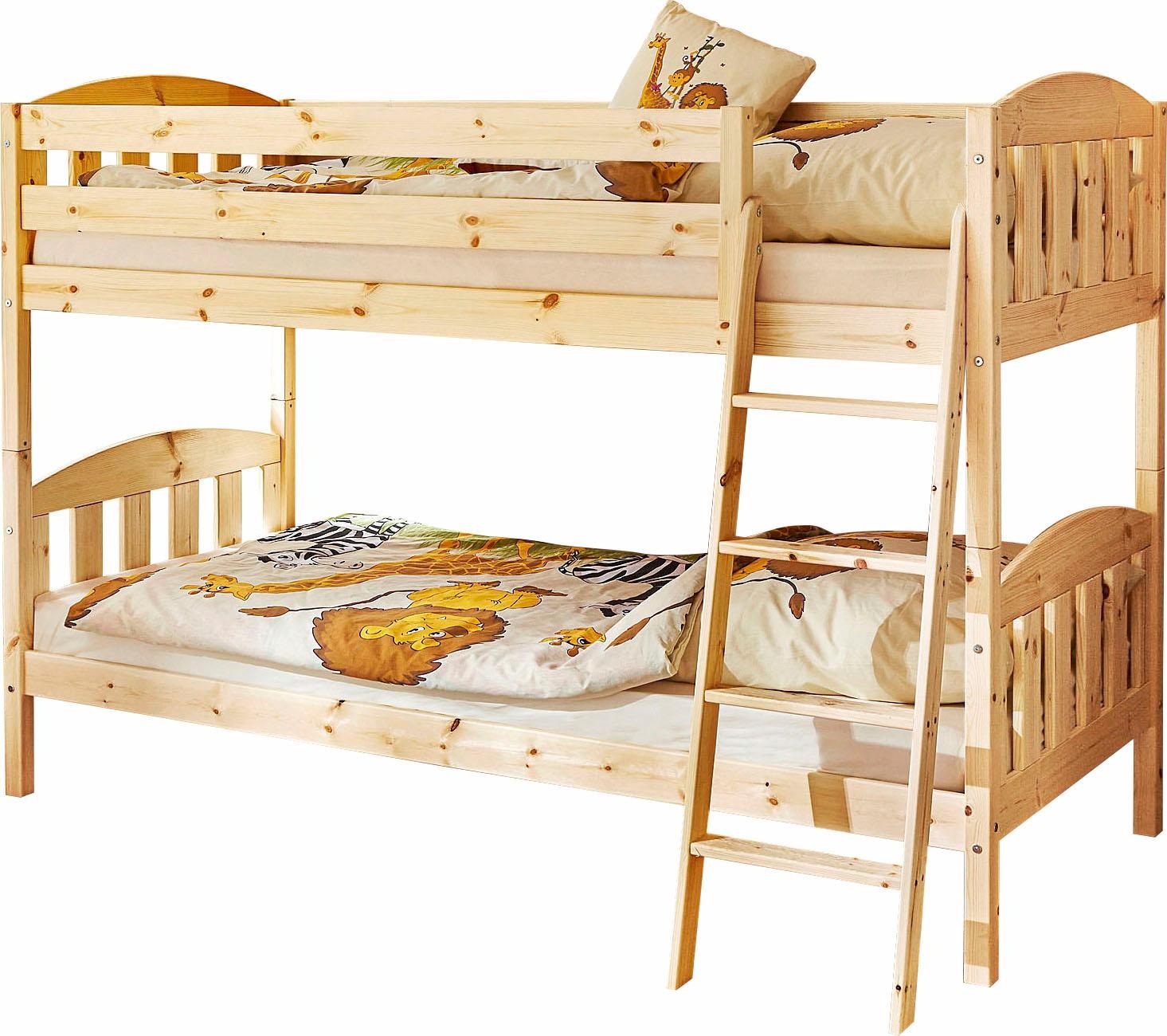 Image of Ticaa Etagenbett »Erni«, mit Rollrost, Kiefer bei Ackermann Versand Schweiz