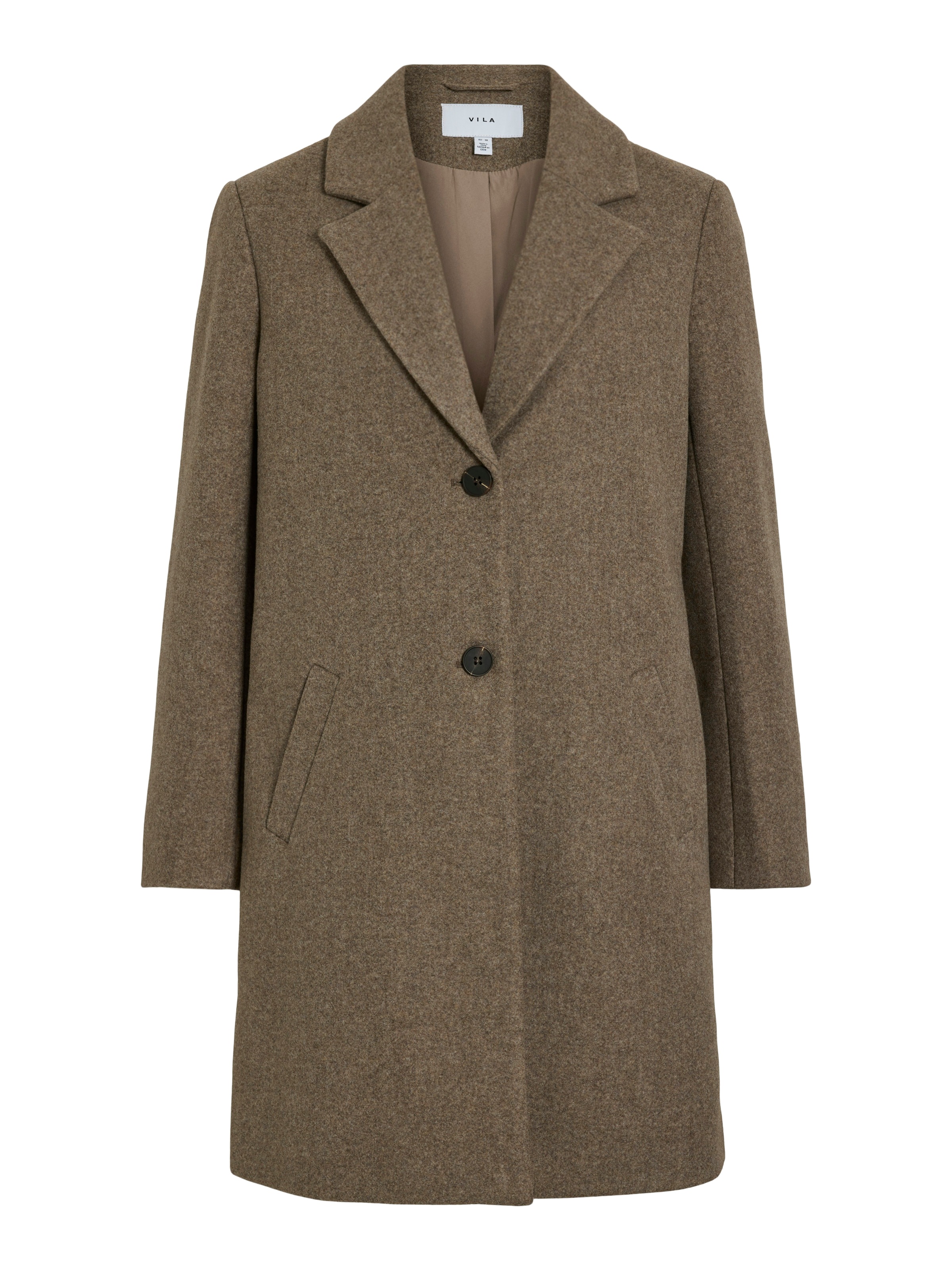 Vila Kurzmantel »VICLAUDIA BUTTON COAT - NOOS«