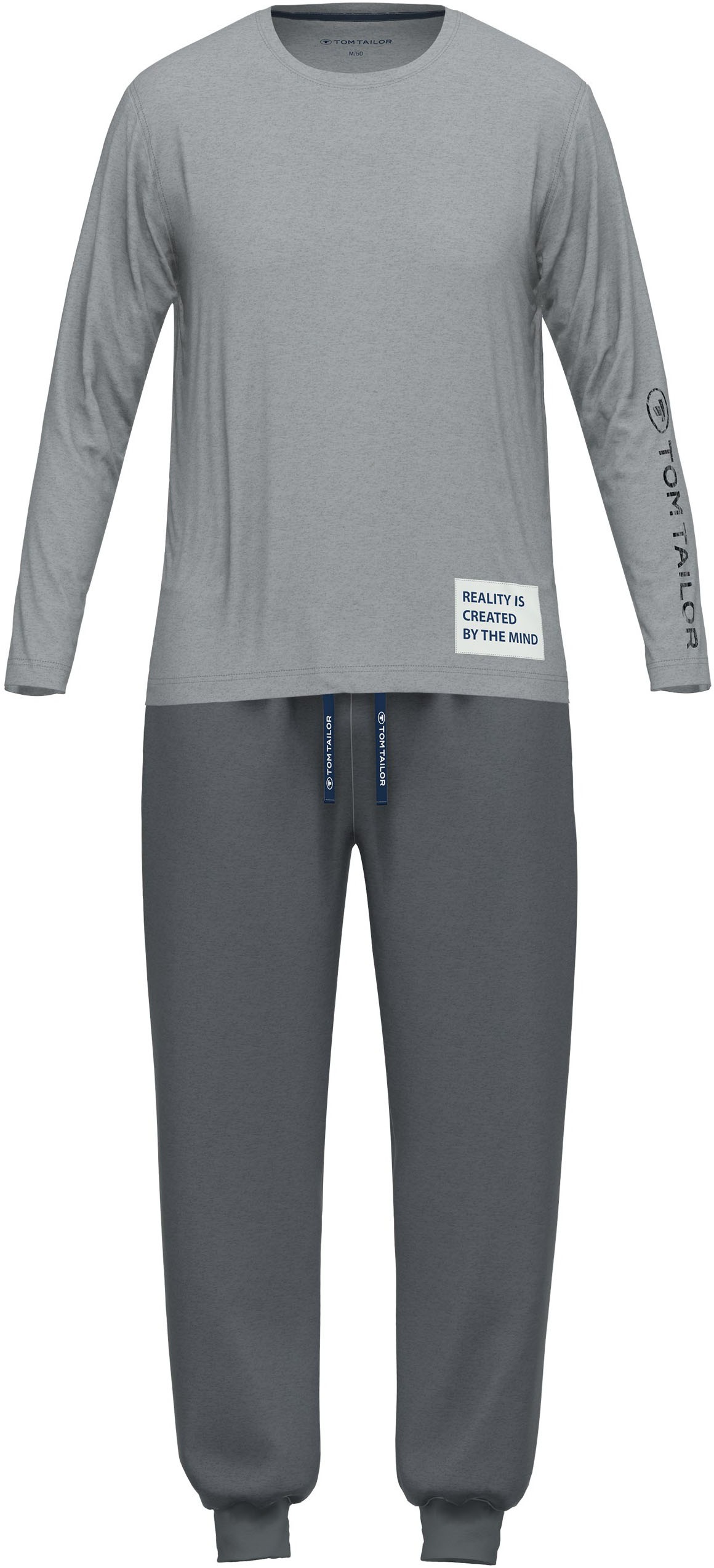 TOM TAILOR Pyjama, mit Aufdruck