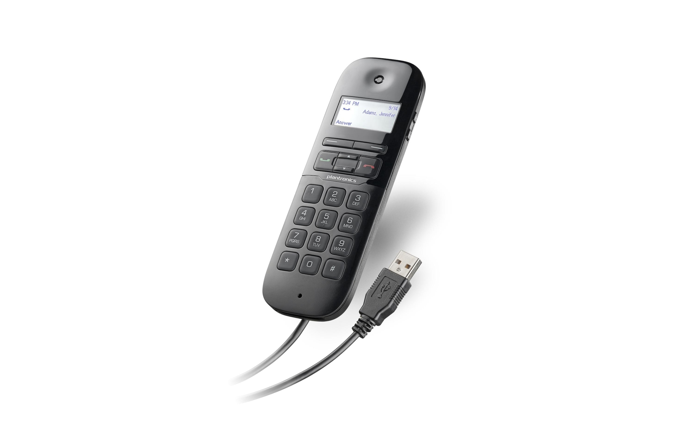 Plantronics Kabelgebundenes Telefon »Calisto P240 USB«, (Mobilteile: 1)