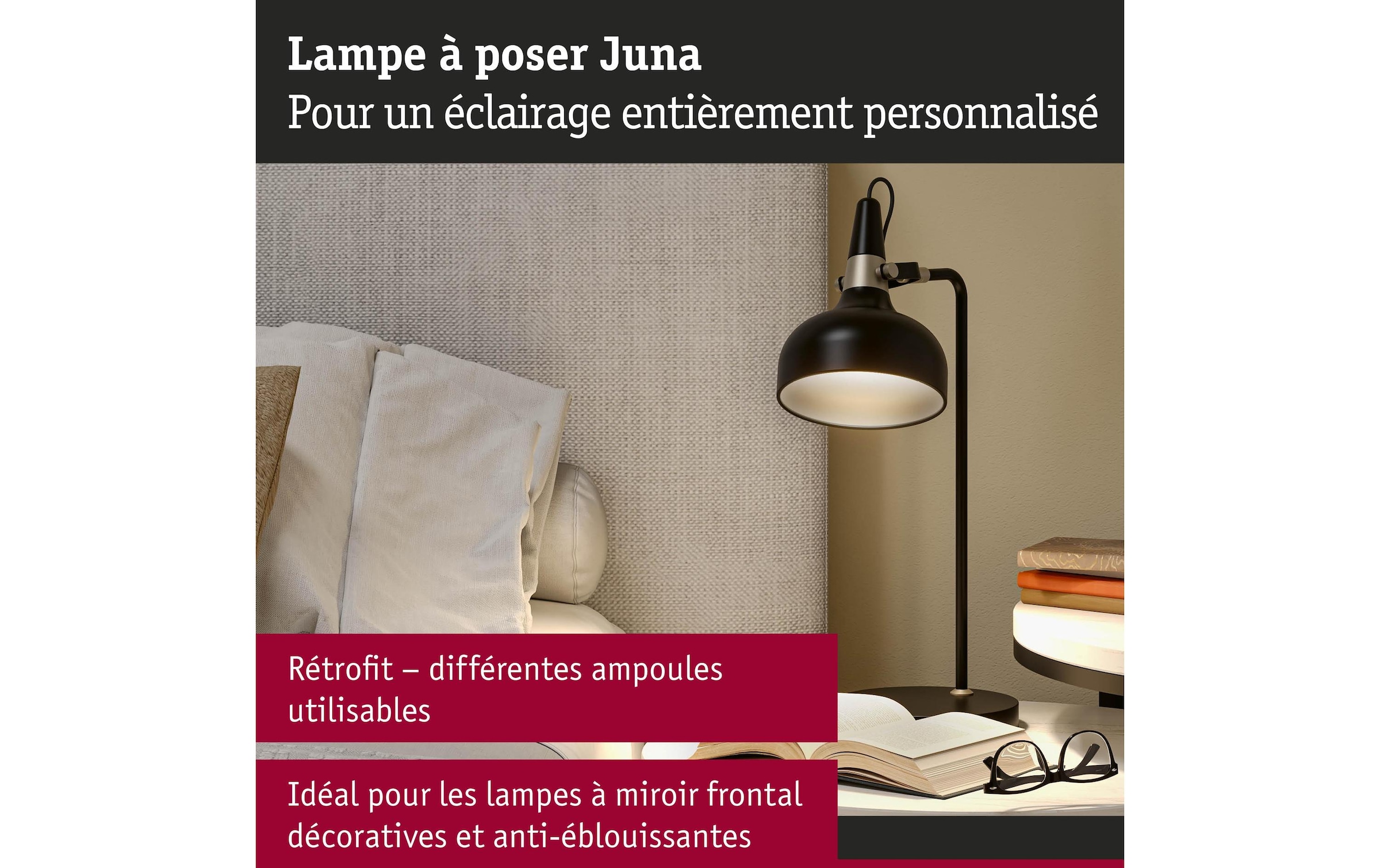 Paulmann Lampe de bureau »Paulmann Neordic Tischleuchte E14«