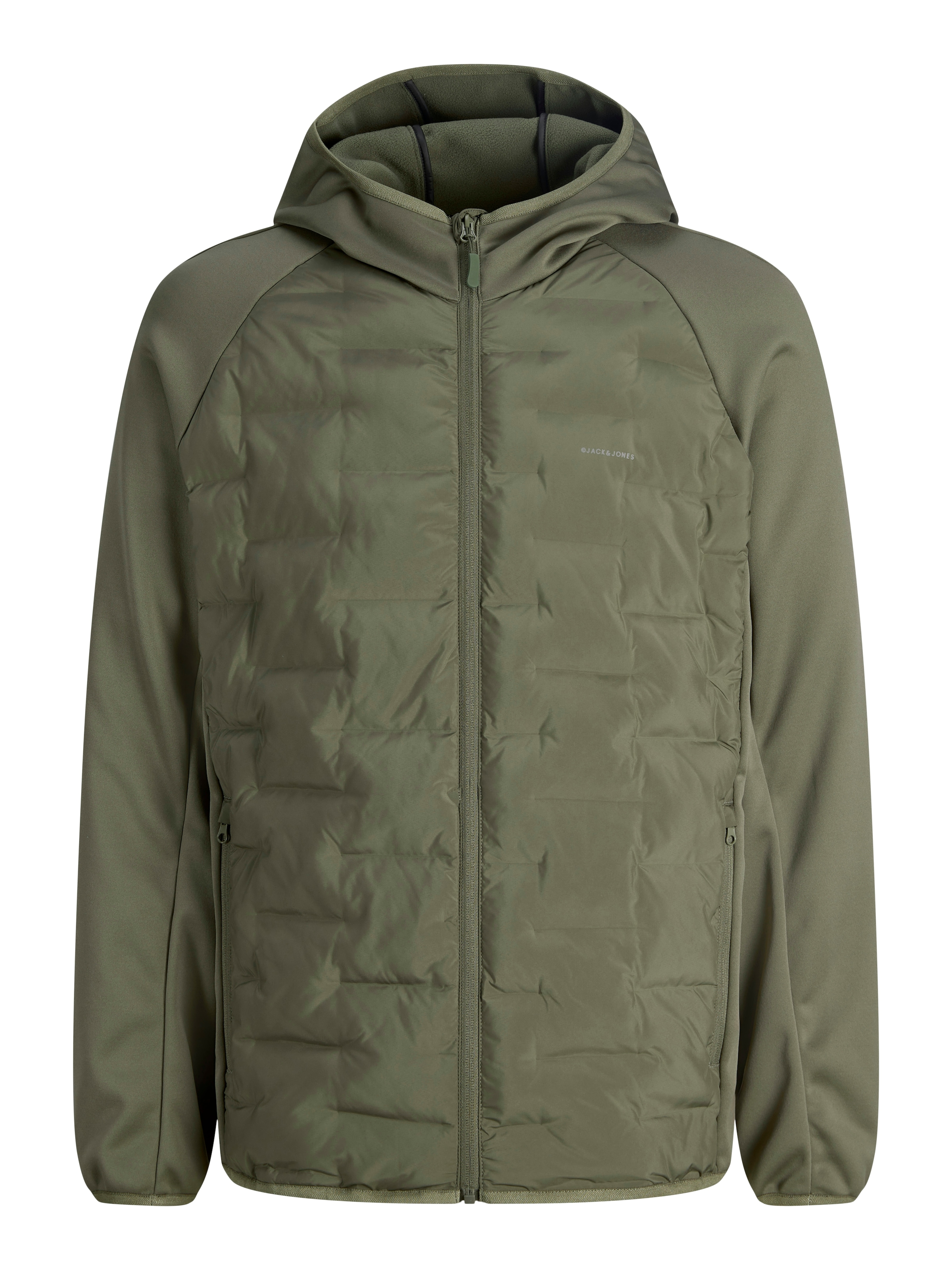 Jack & Jones Veste matelassée »JJEPERFECT HYBRID JACKET NOOS« avec capuche mit Kapuze