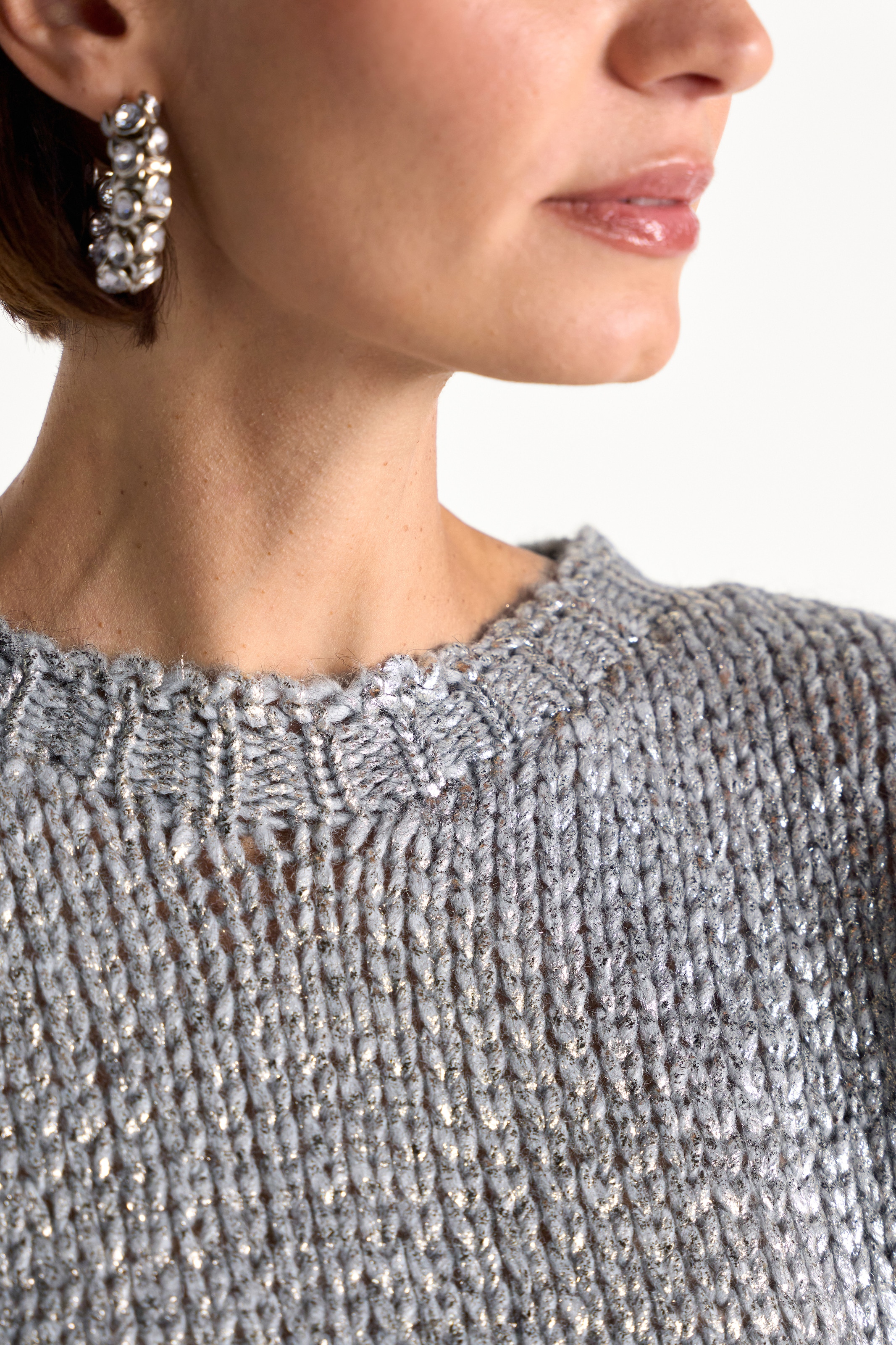 RICHROYAL Strickpullover mit Alpaka, Regular fit mit Rundhalsausschnitt