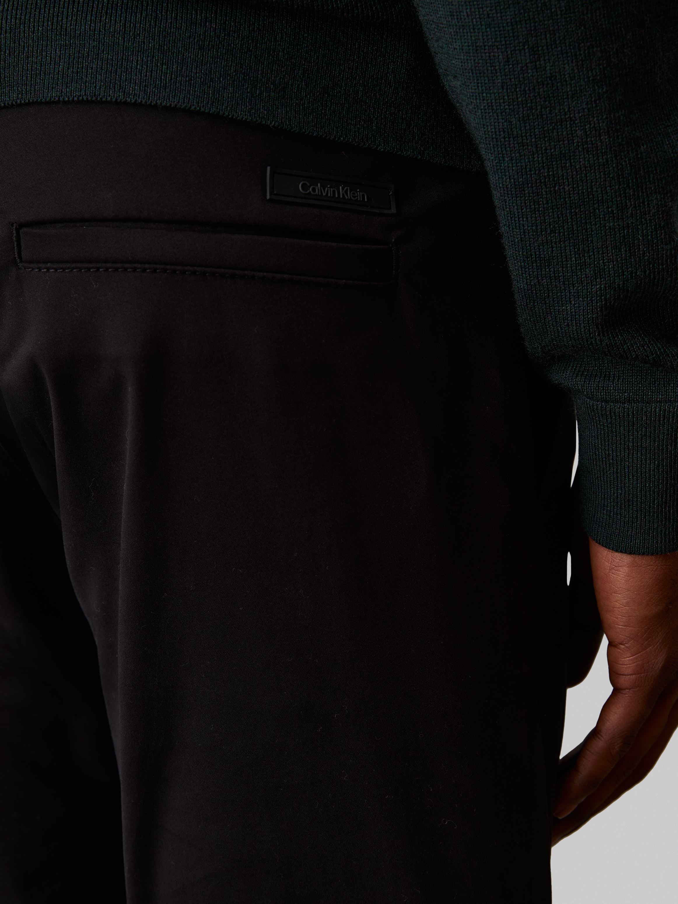 Calvin Klein Chinohose »SATEEN STRETCH SLIM CHINO«, mit Logopatch