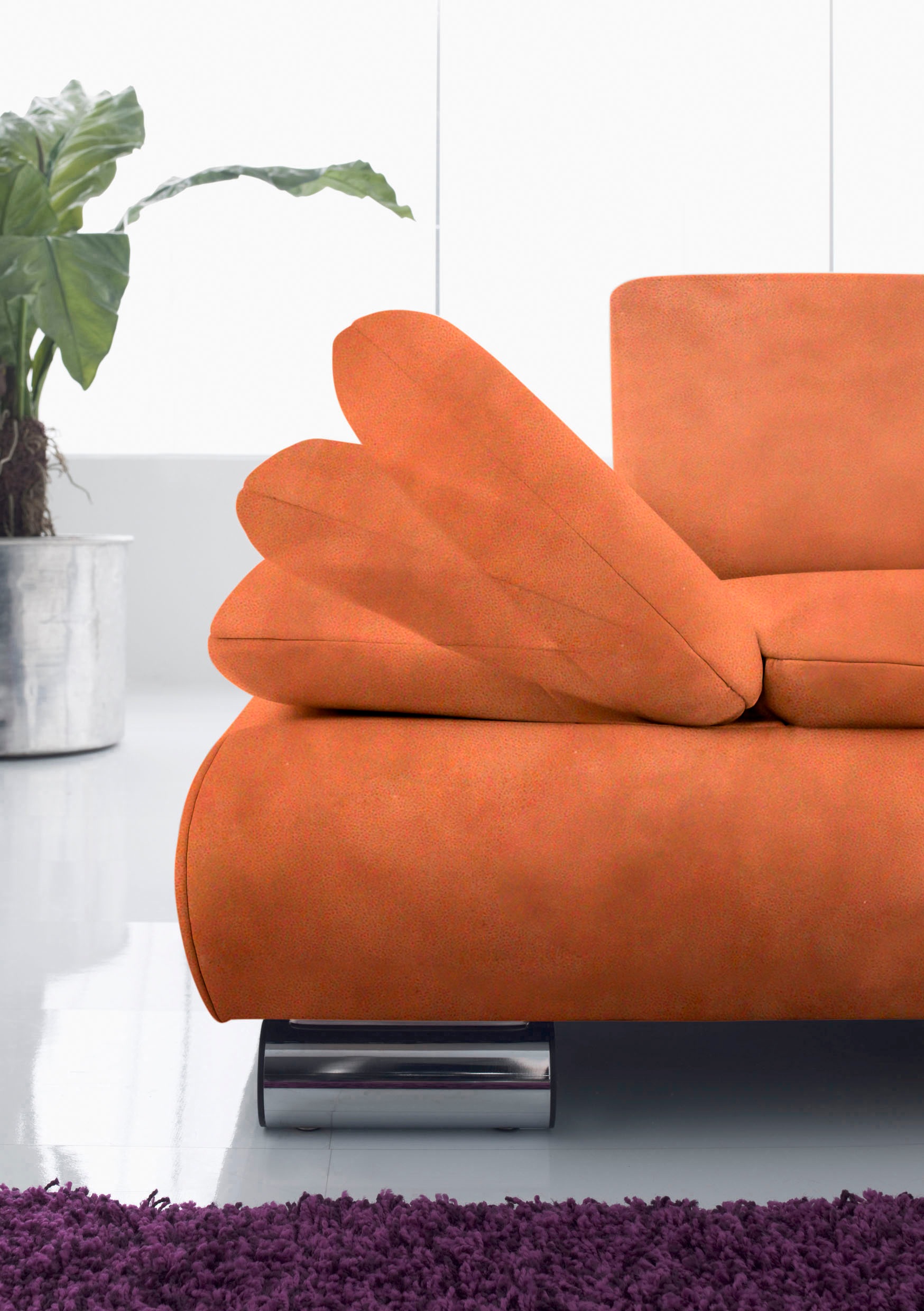 Max Winzer® Ecksofa »Toulouse modern und bequem, aktuelles Design, hoher Sitzkomfort«, mit klappbaren Armlehnen, Breite 271 cm