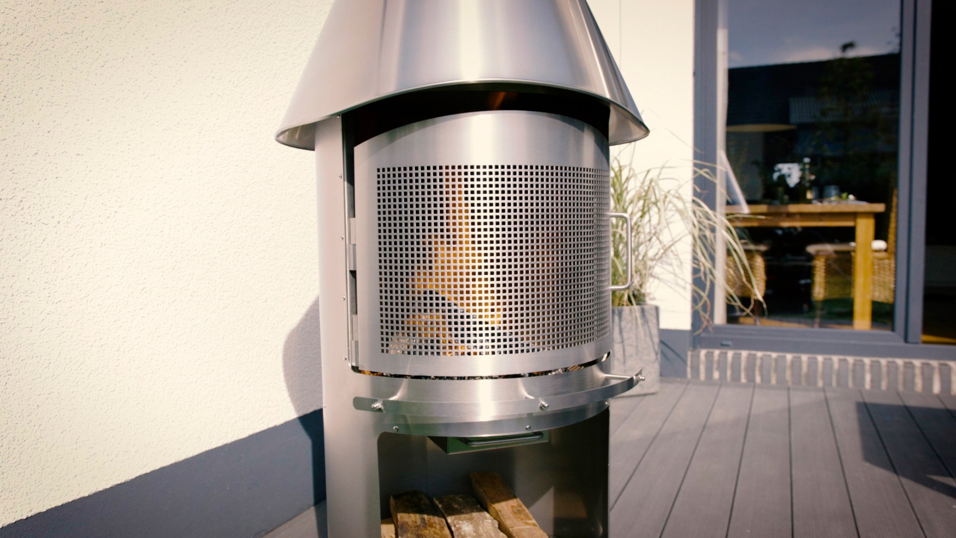 Buschbeck Funkenschutztür für Gartenkamin »Auckland«, B/T/H: 33/12/36 cm