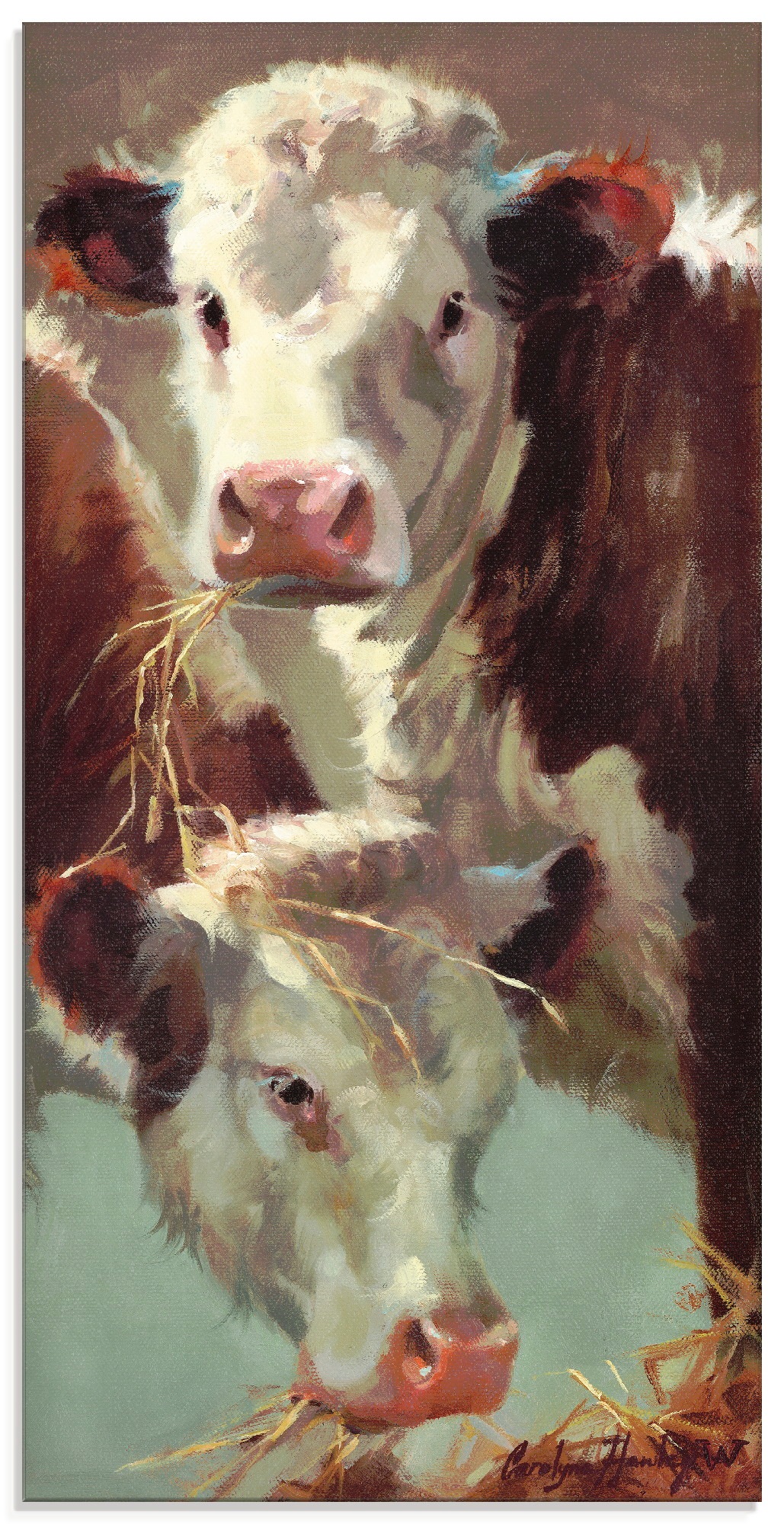 Image of Artland Glasbild »Kauen und Schlucken«, Haustiere, (1 St.) bei Ackermann Versand Schweiz