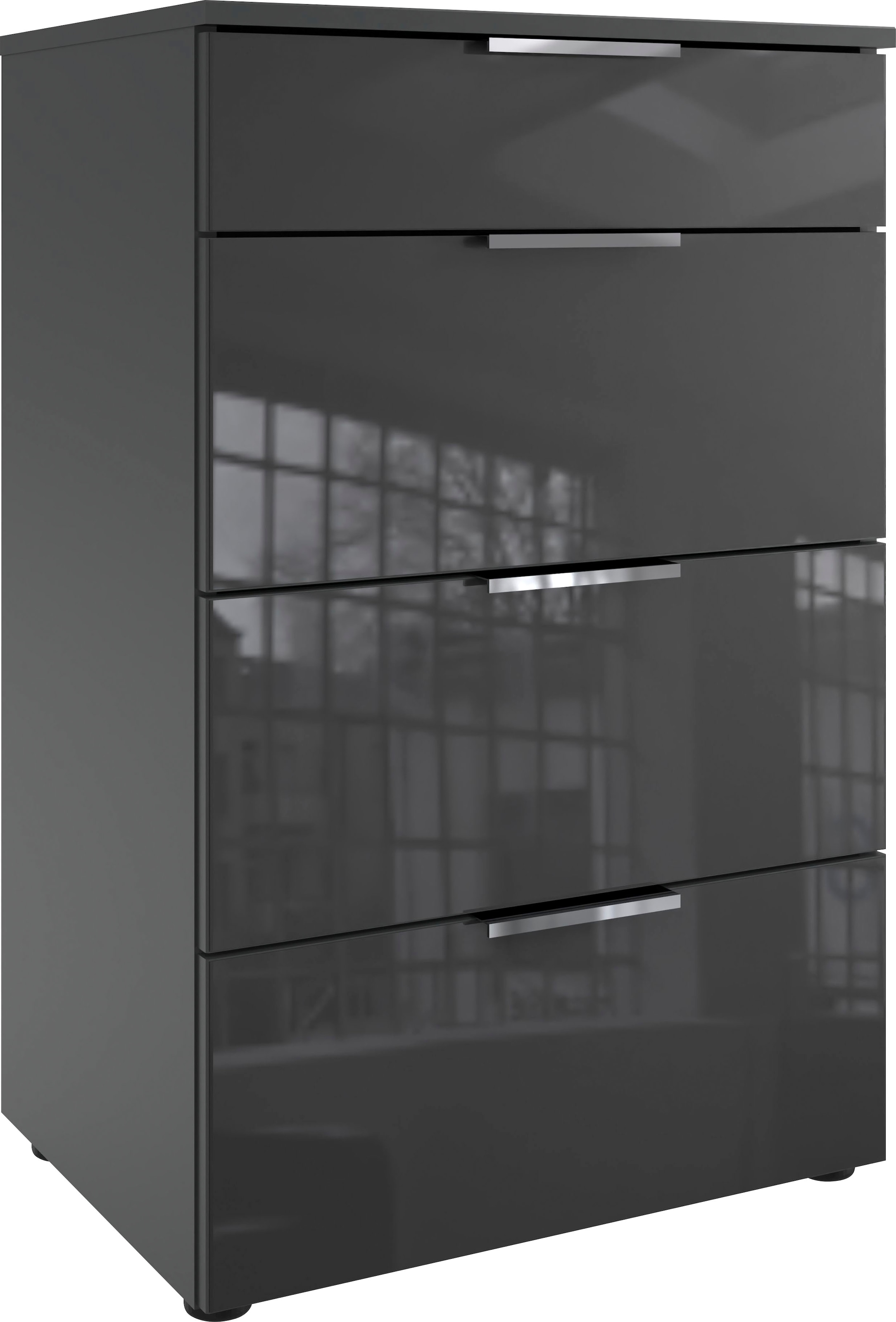 Image of Wimex Schubkastenkommode "Level36 C by fresh to go" mit Glaselementen auf der Front, soft-close Funktion, 54cm breit
