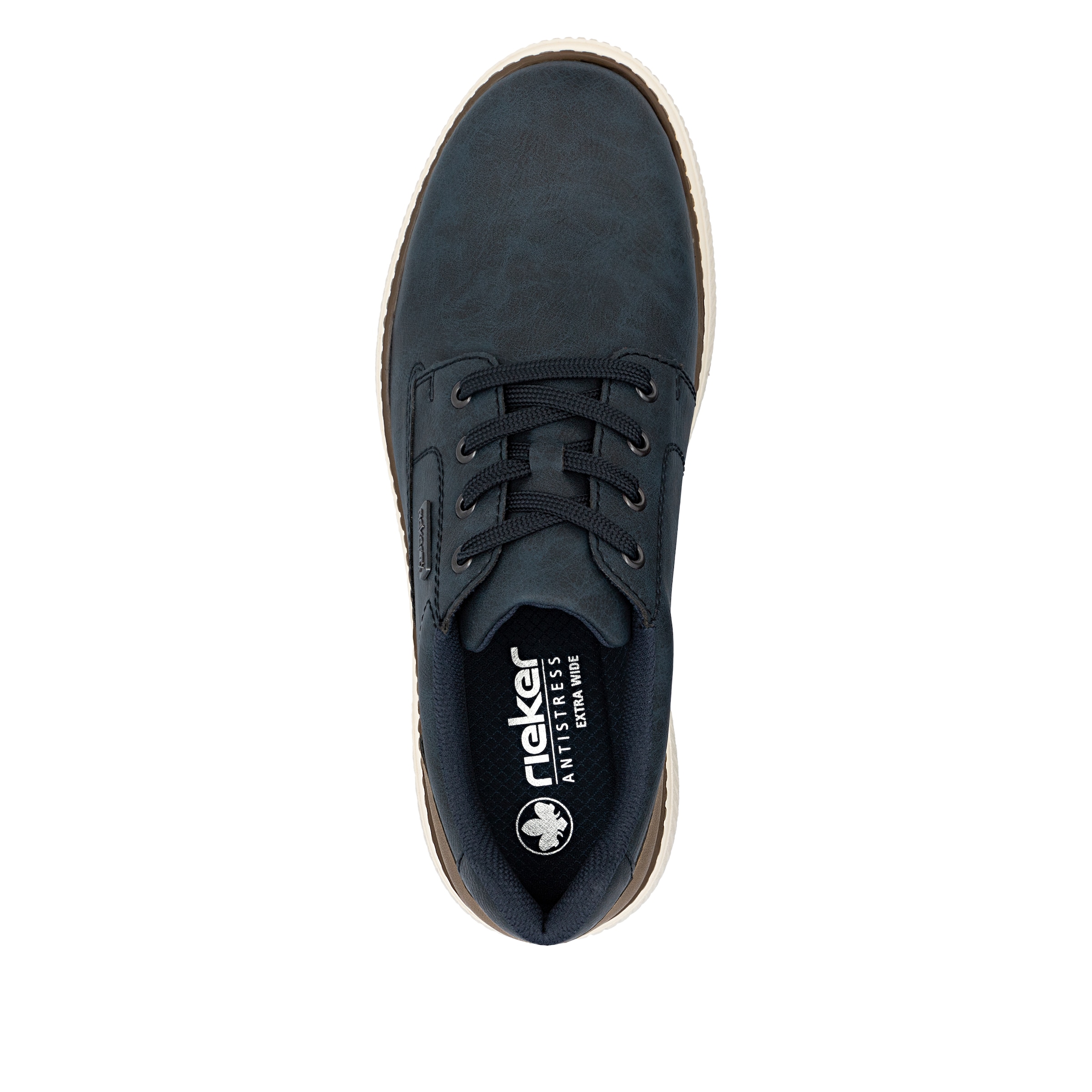 Rieker Sneaker  Halbschuh, Schnürschuh, Casual Sneaker mit weichem Schaftrand, TEX