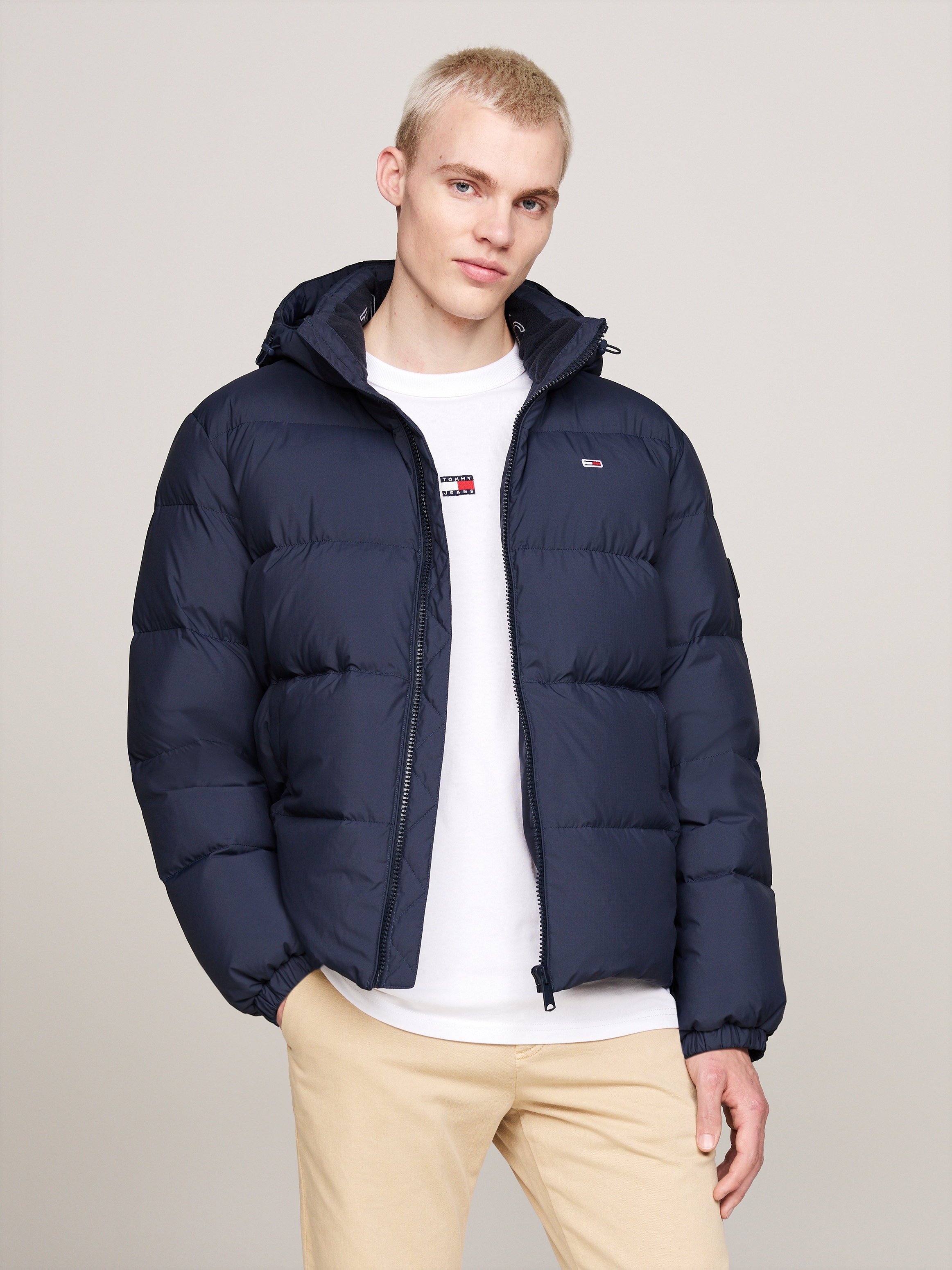 Tommy Jeans Plus Steppjacke »TJM ESSENTIAL DOWN JACKET EXT«, mit Kapuze, Grosse Grössen