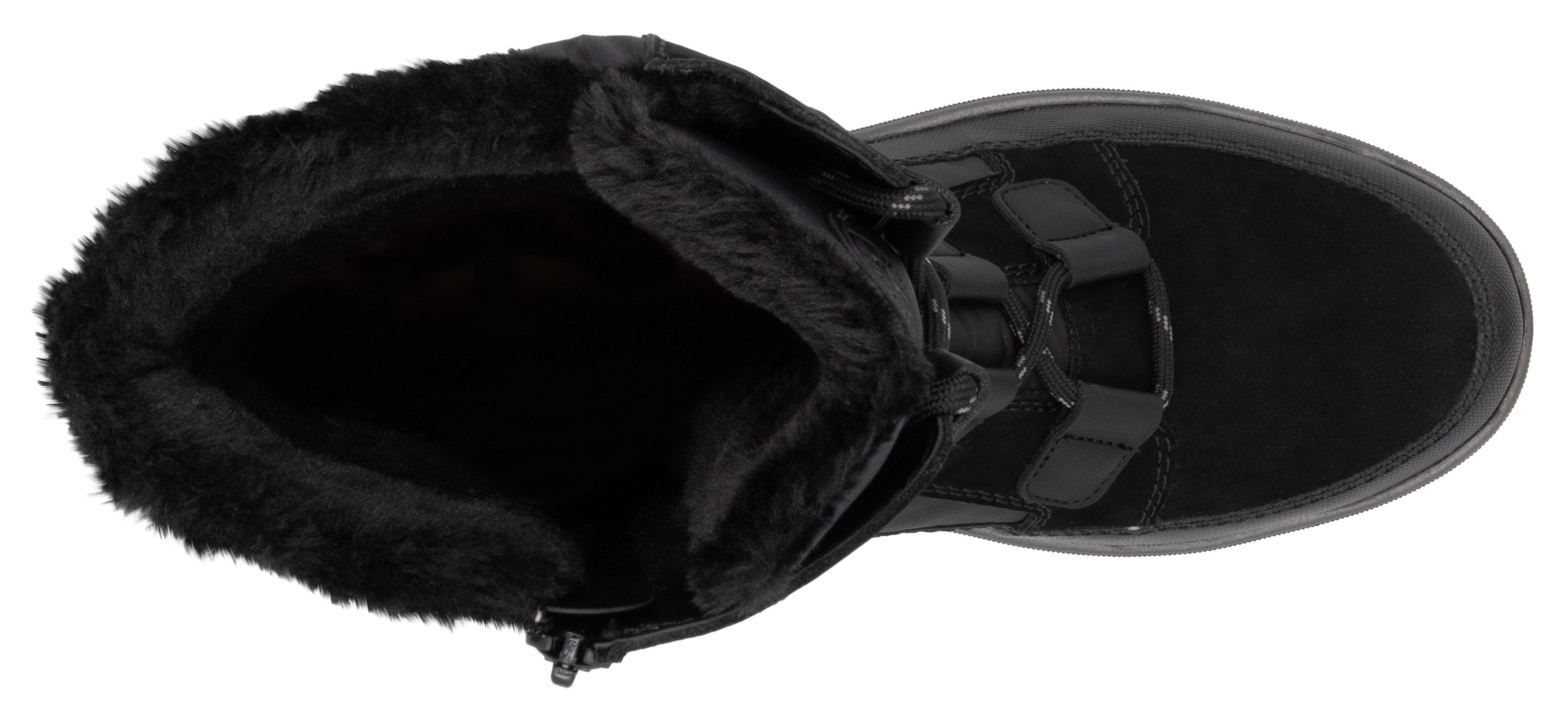 Remonte Winterstiefel, Keilabsatz, Schnürstiefel, Outdoorstiefel mit Innenreissverschluss