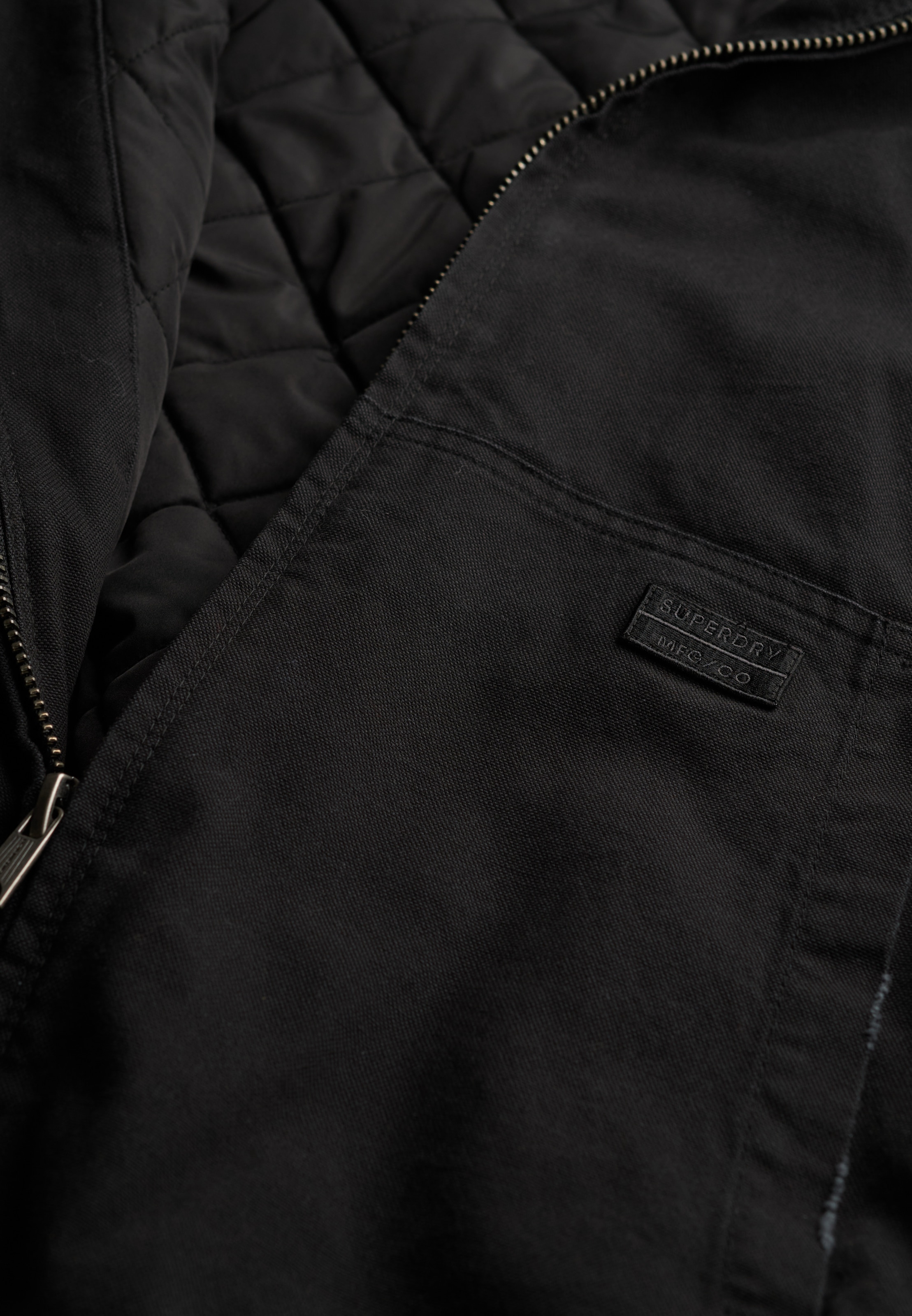 Superdry Parka »CANVAS SURPLUS HOODED JKT« mit Kapuze