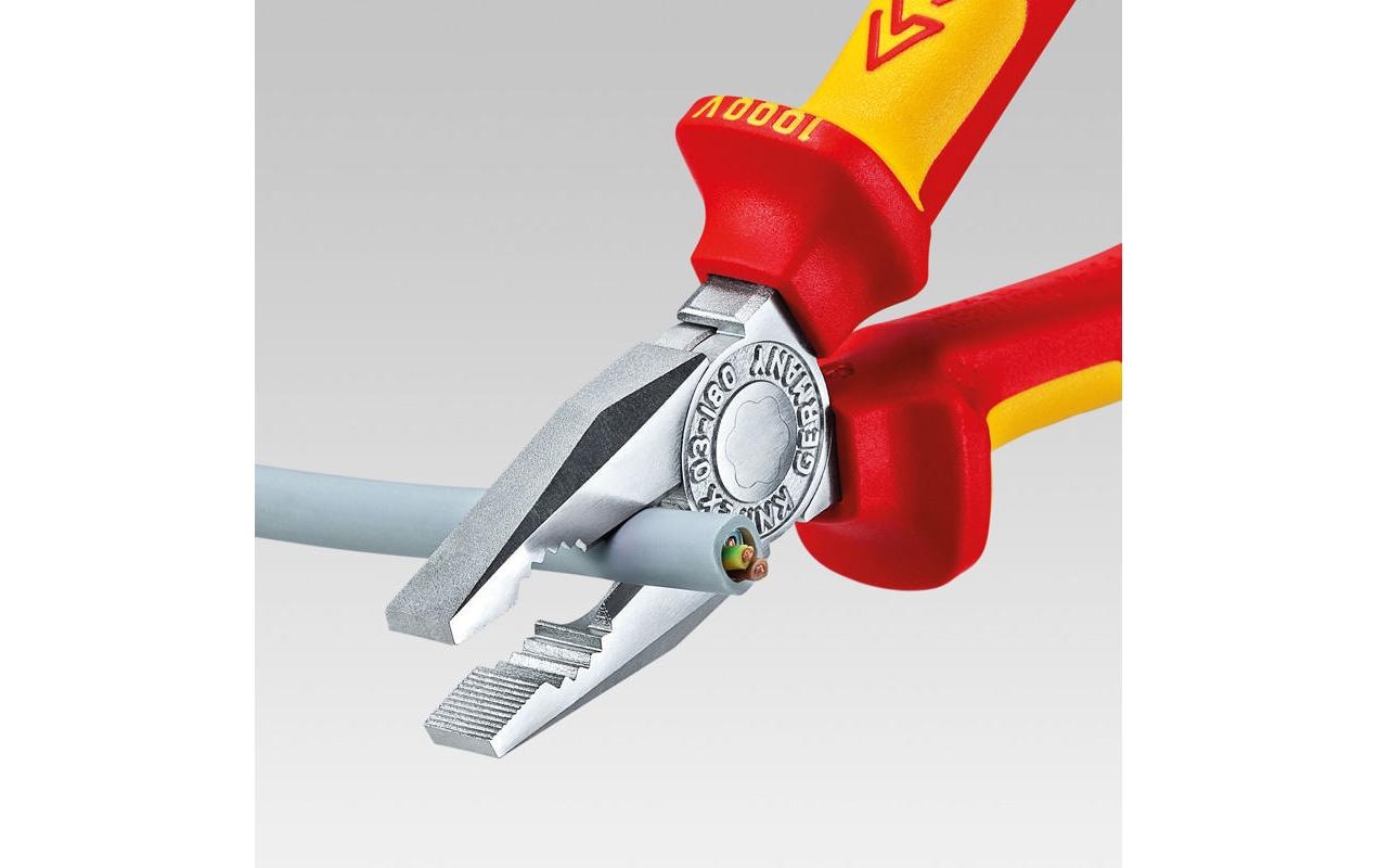 Knipex Kombizange »180 mm, verchromt«, (1 tlg.)
