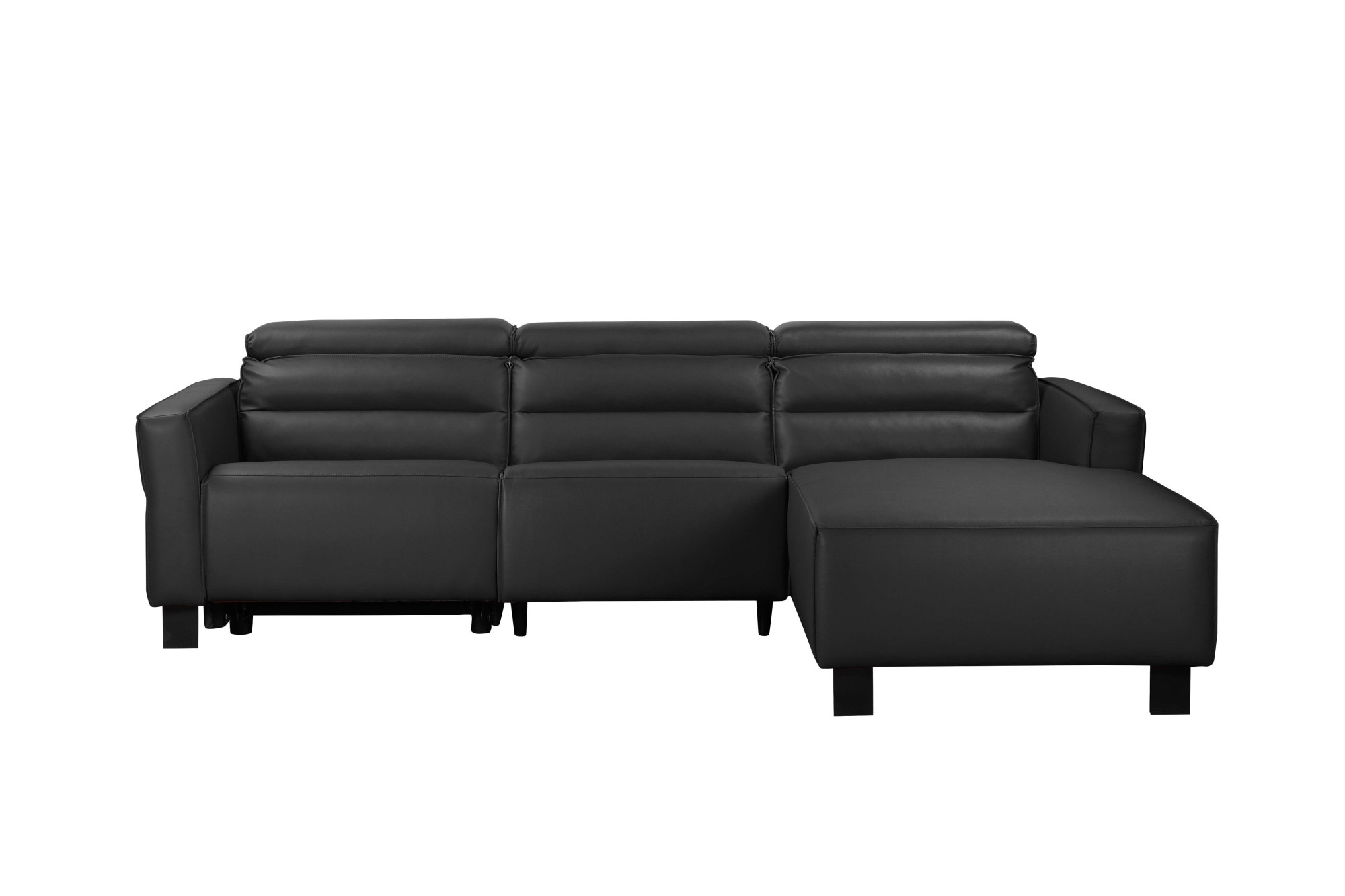 Home affaire Ecksofa »Carpari, L-Form, 263 cm, manuelle o. elektrische Relaxfunktion,« USB A/C und Kopfteilverstellung