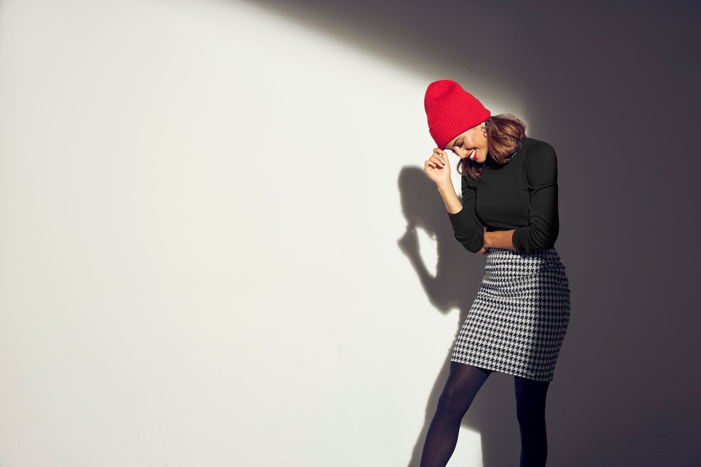 Bruno Banani Pull à col roulé mit Metalllogo