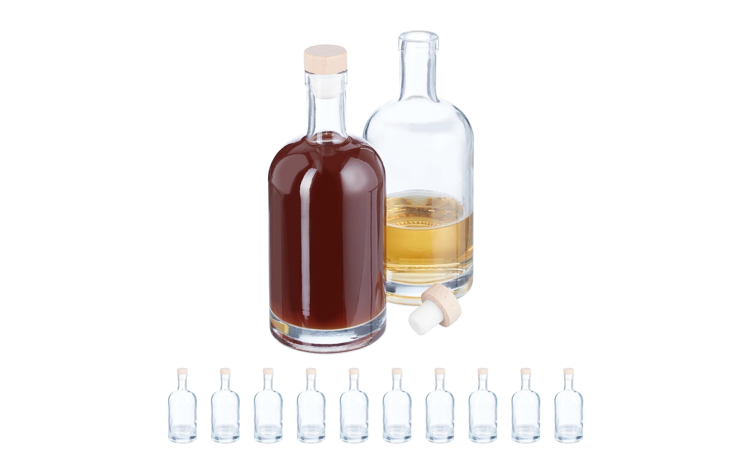 relaxdays Aufbewahrungsschüssel »500 ml 12 Stück«, (1 tlg.)