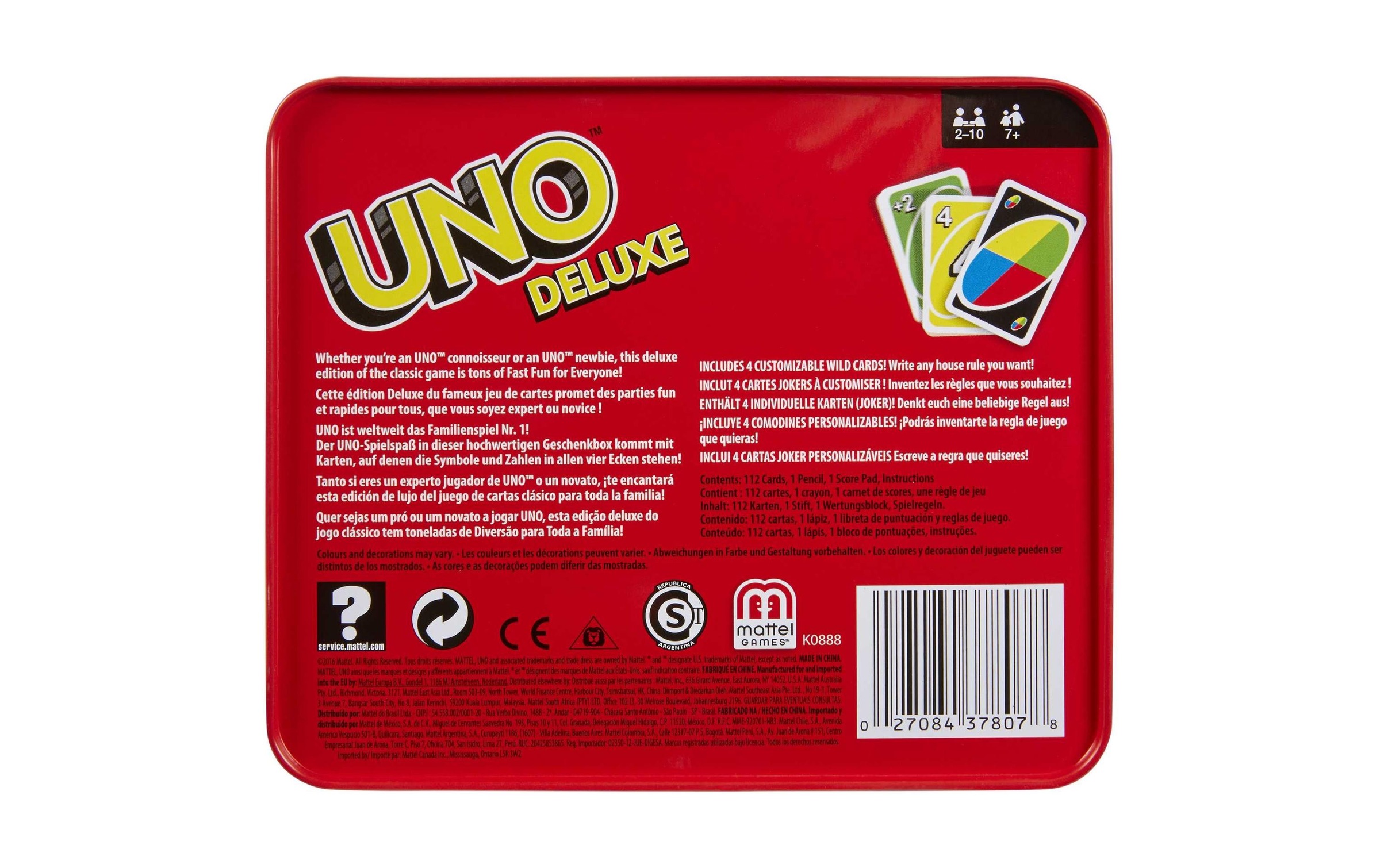 Mattel games Spiel »Mattel Games UNO Deluxe«
