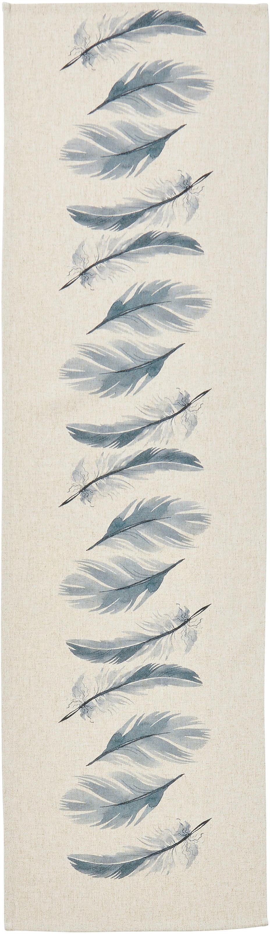 Tischläufer »Feathers, mit Federmotiv«, (1 St.), Digitaldruck, Masse ca. 40x150 cm