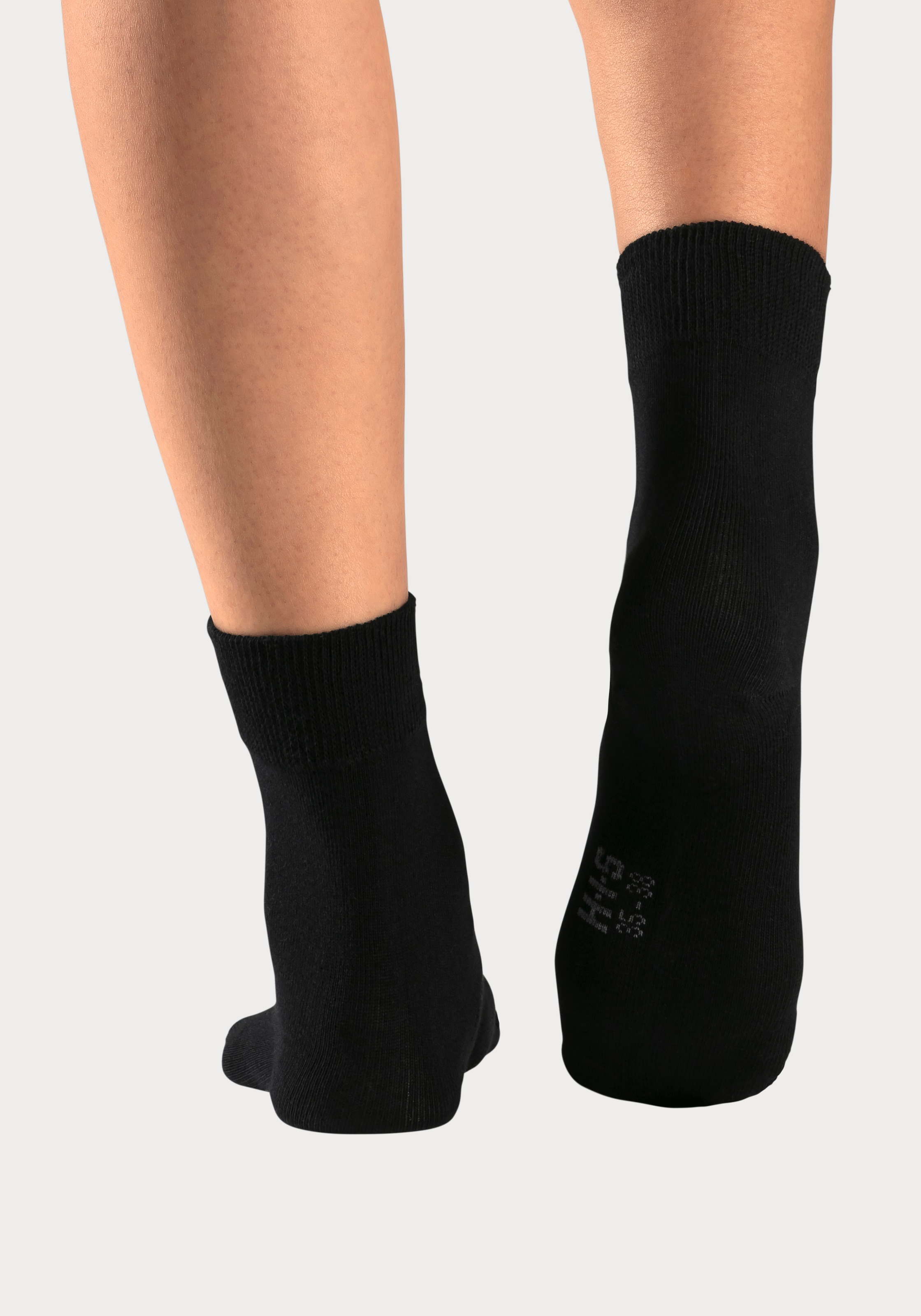 H.I.S Basicsocken, (Packung, 5 Paar), mit besonders weichem Bündchen