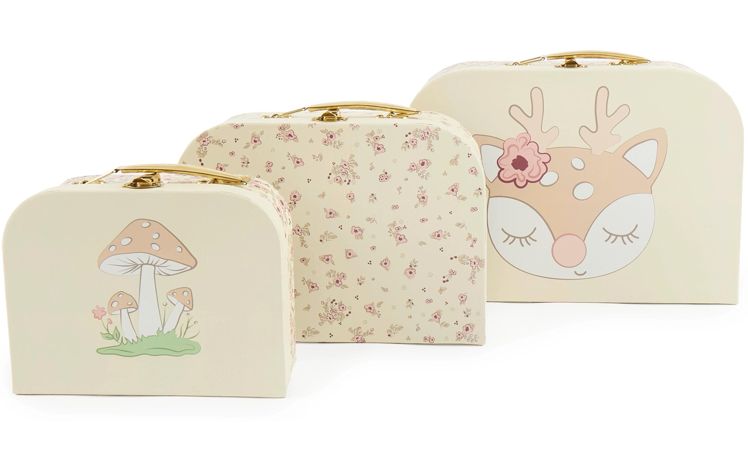 BIECO Spielwerkzeugkoffer »Ella vintage flowers 3er Set«