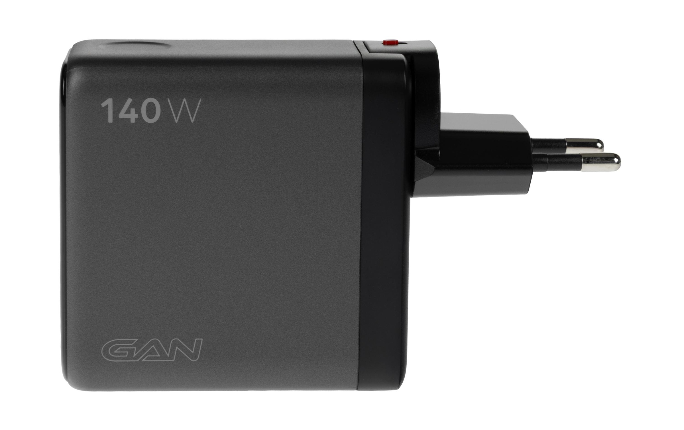 onit Chargeur USB »Travel 2C1A 140 W GaN« Chargeur de voyage avec adaptateurs interchangeables pour utilisation mondiale