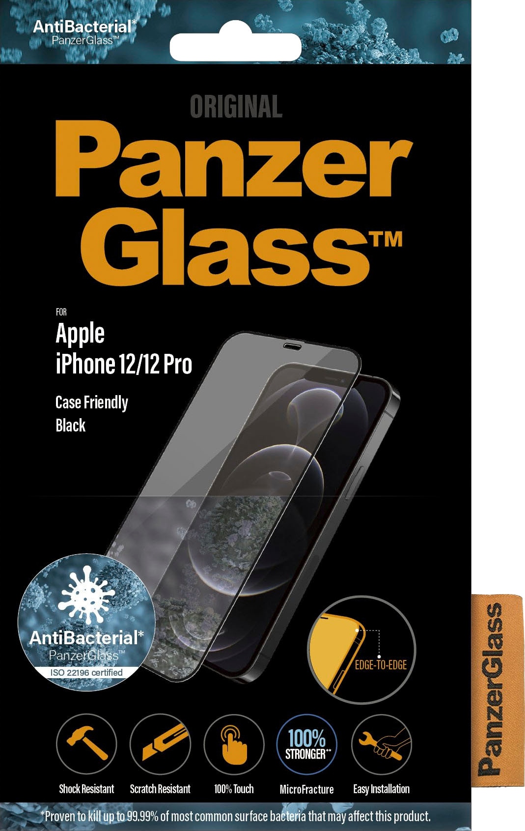 Image of PanzerGlass Displayschutzglas "PanzerGlass" für Apple iPhone 12/12 Pro durchsichtig