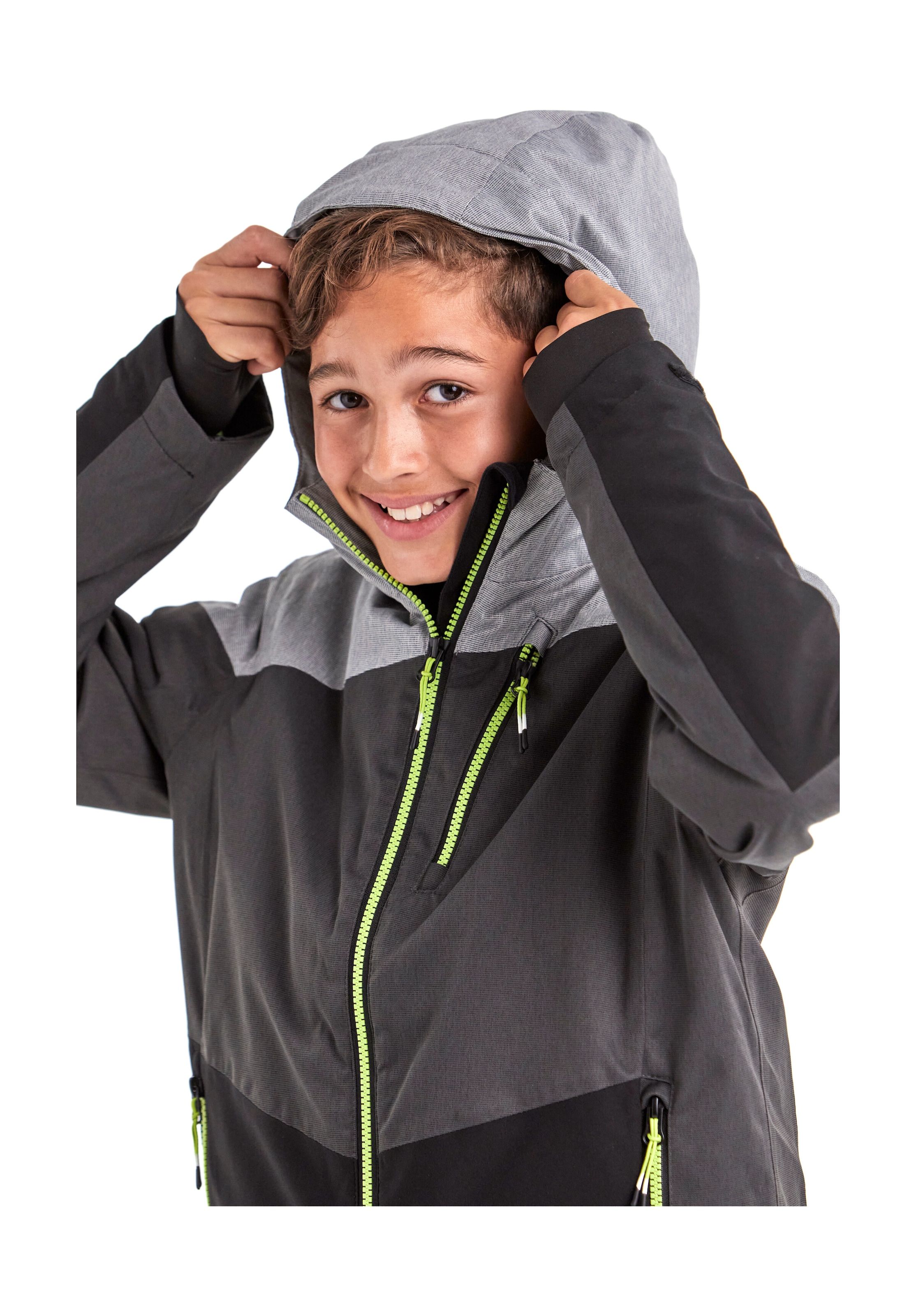 Killtec Skijacke »KSW 161 BYS SKI JCKT«, Wasserdichte, atmungsaktive Skijacke mit abnehmbarer Kapuze