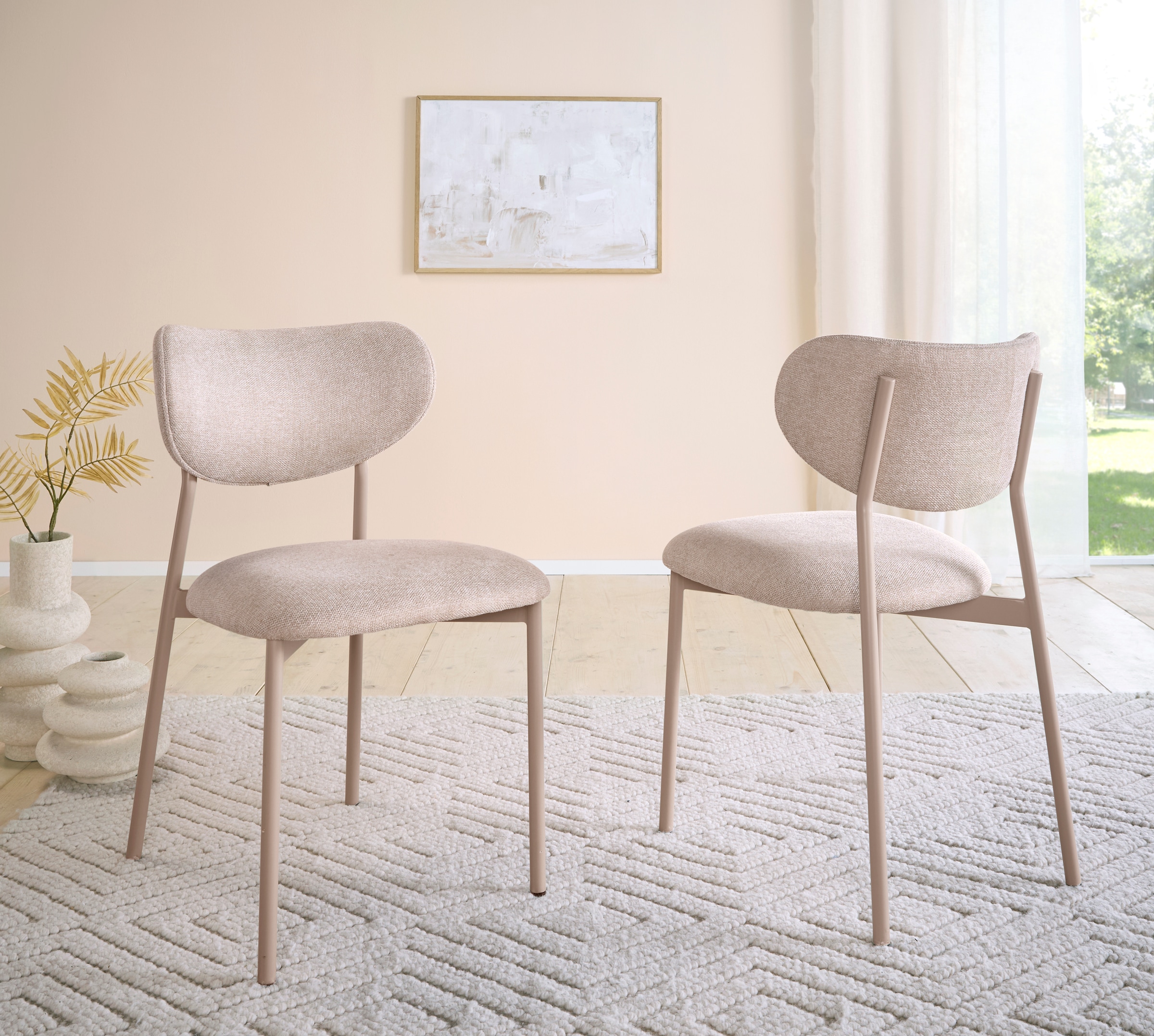 homsy by Ana Johnson Chaise à 4 pieds »Sivelle« (Ensemble) 2 cuis