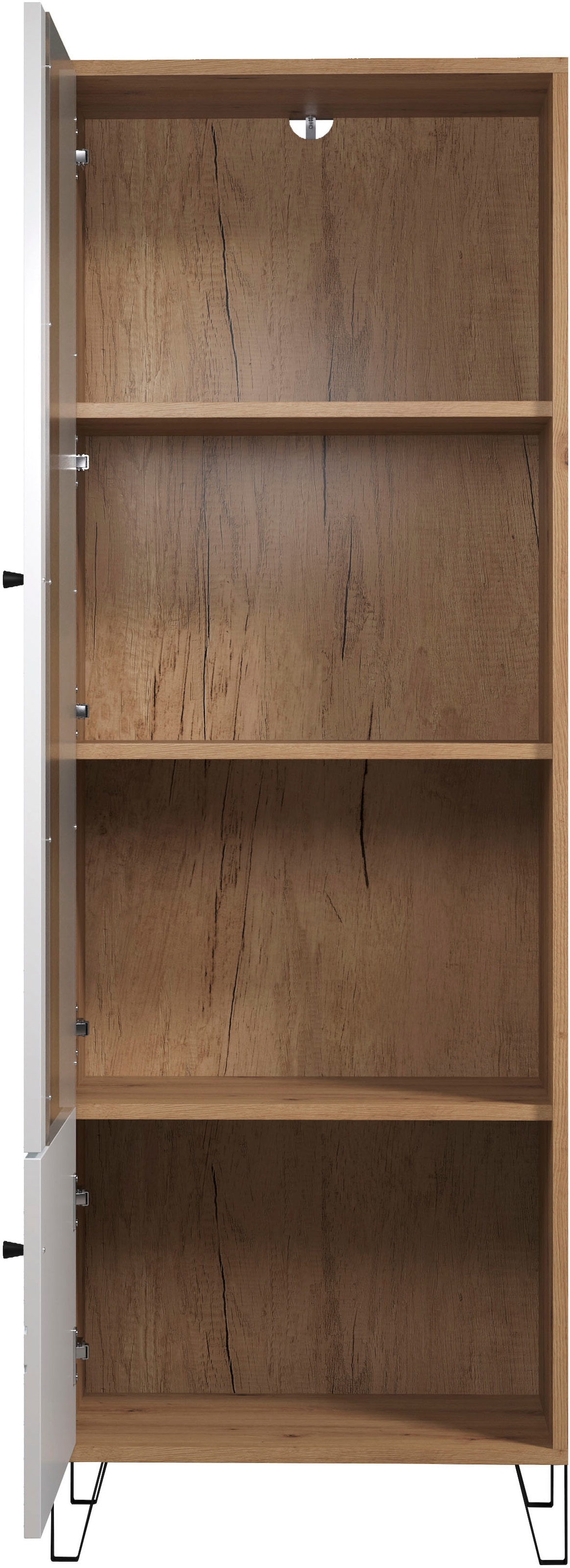 Home affaire Standvitrine »Tarragona« Standvitrine mit 2 Türen - (B/T/H) 63/40/172 cm