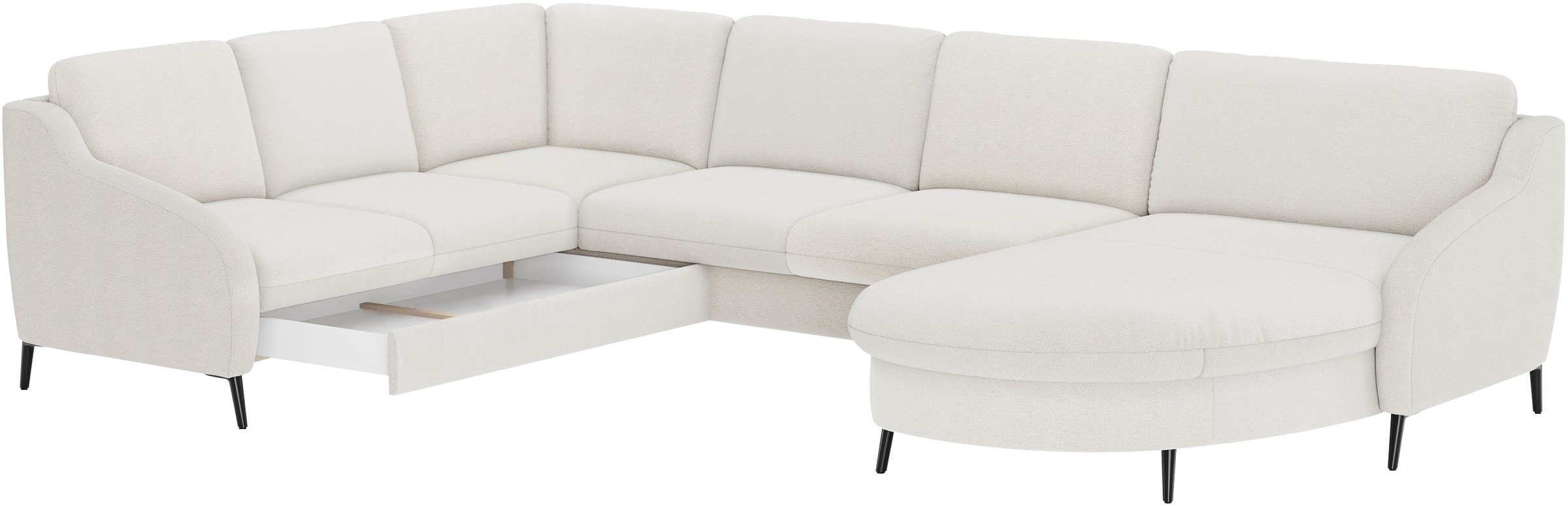 sit&more Wohnlandschaft »Soul U-Form«, wahlweise mit Bettfunktion und Schubkasten