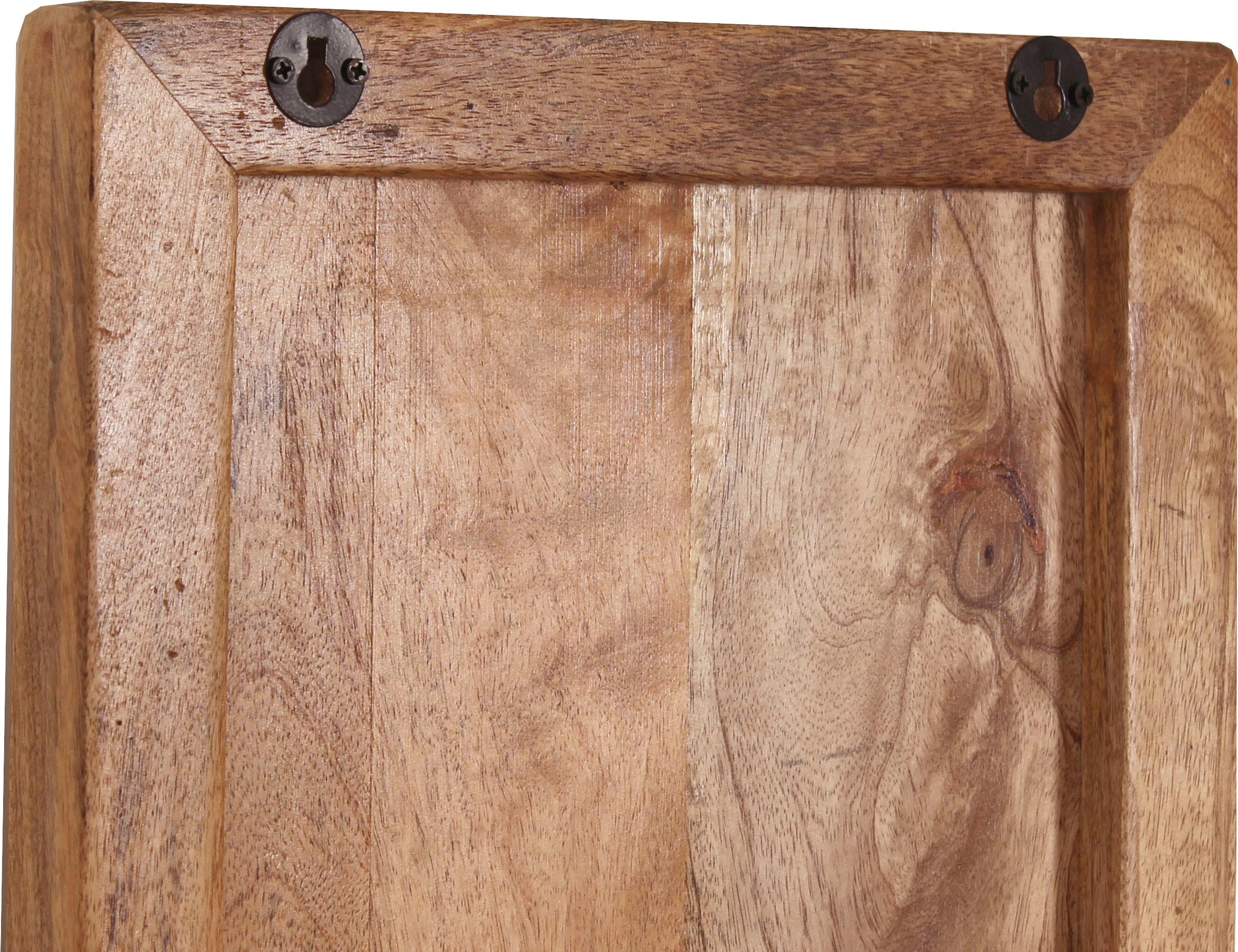 SIT Étagère à bouteilles »Weinregal Mangoholz Metall Industrial Flaschenhalter Vintage« casier à vin en bois de manguier & métal style industriel vintage