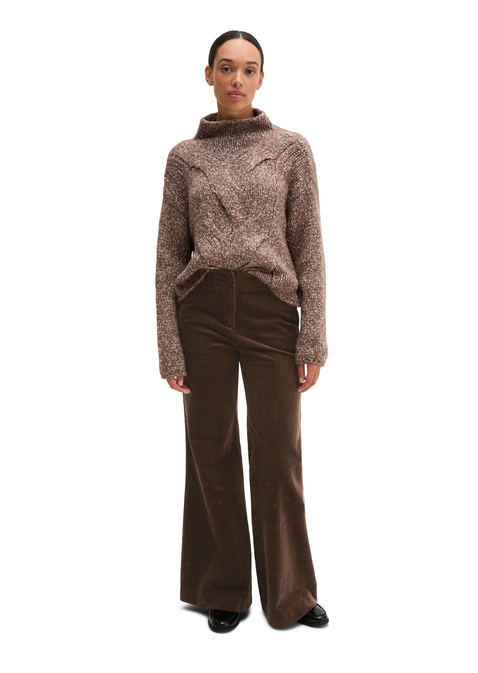 Marc O'Polo Strickpullover relaxed aus softem Alpakawolle-Mix