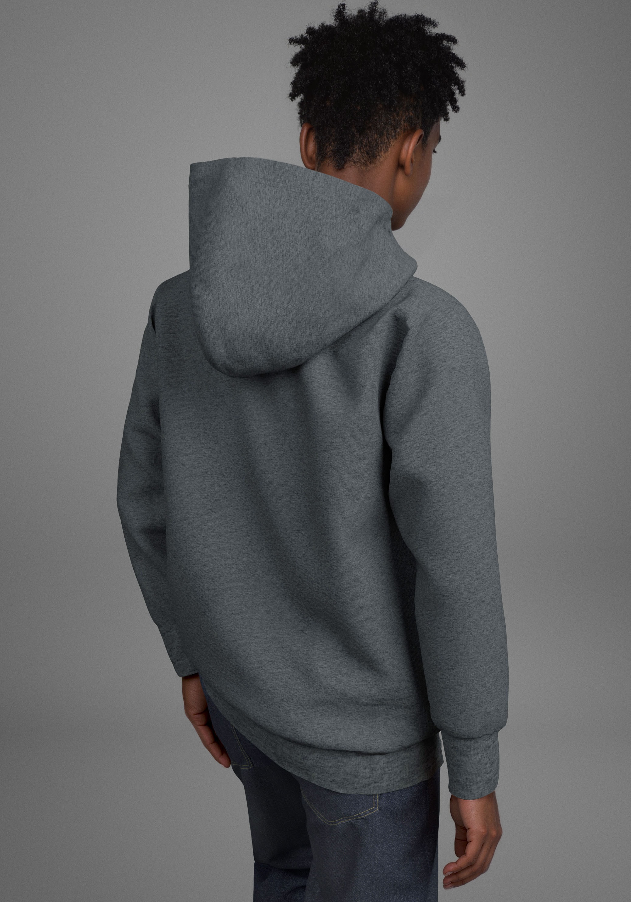 H.I.S Kapuzensweatshirt »Kapuzenhoodie mit Badge«, NEU: HIS für TEENS! Hoodie mit kleinem Badge