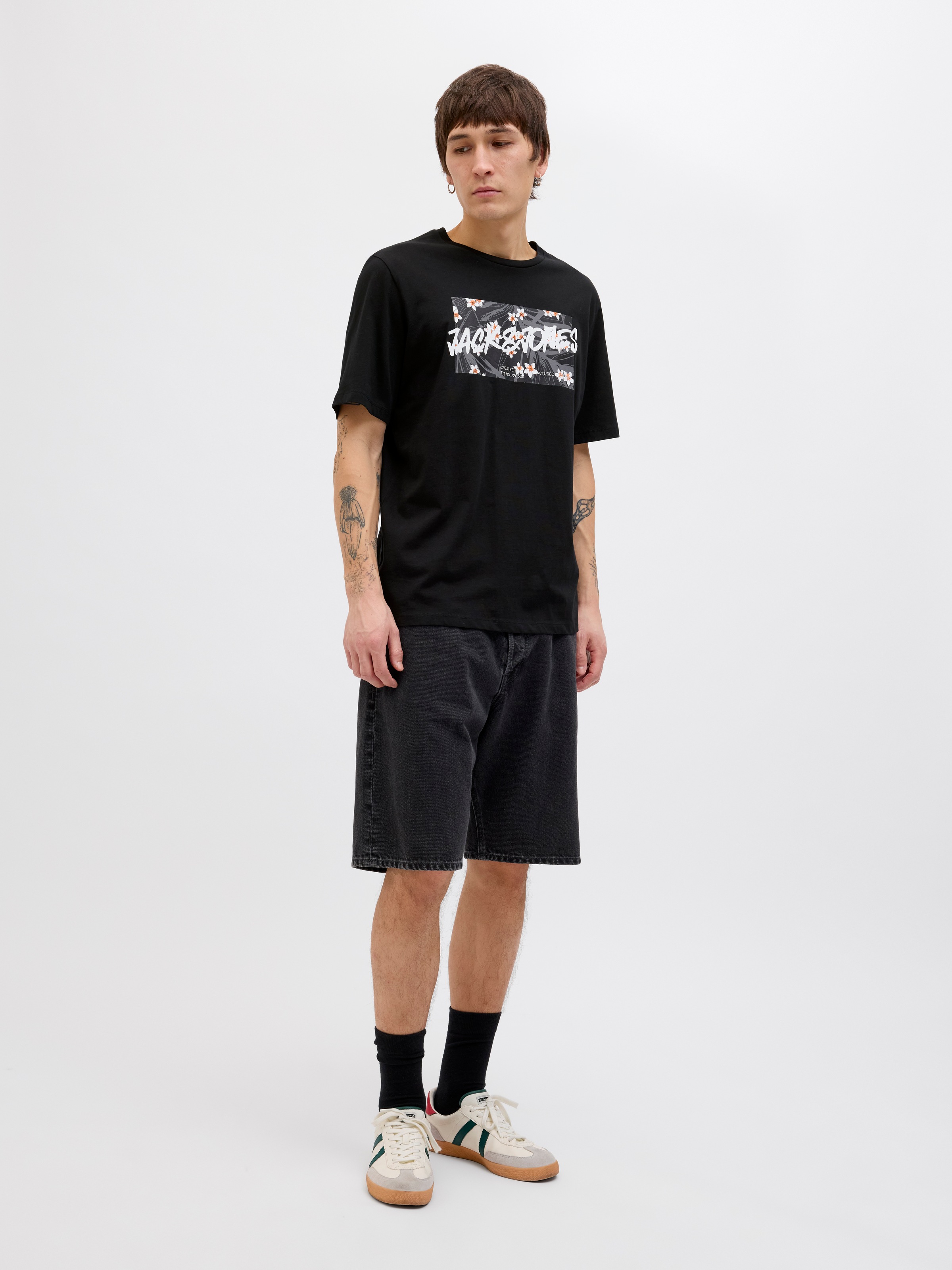 Jack & Jones Print-Shirt »JJHAWAII SHAPE TEE SS CREW NECK«