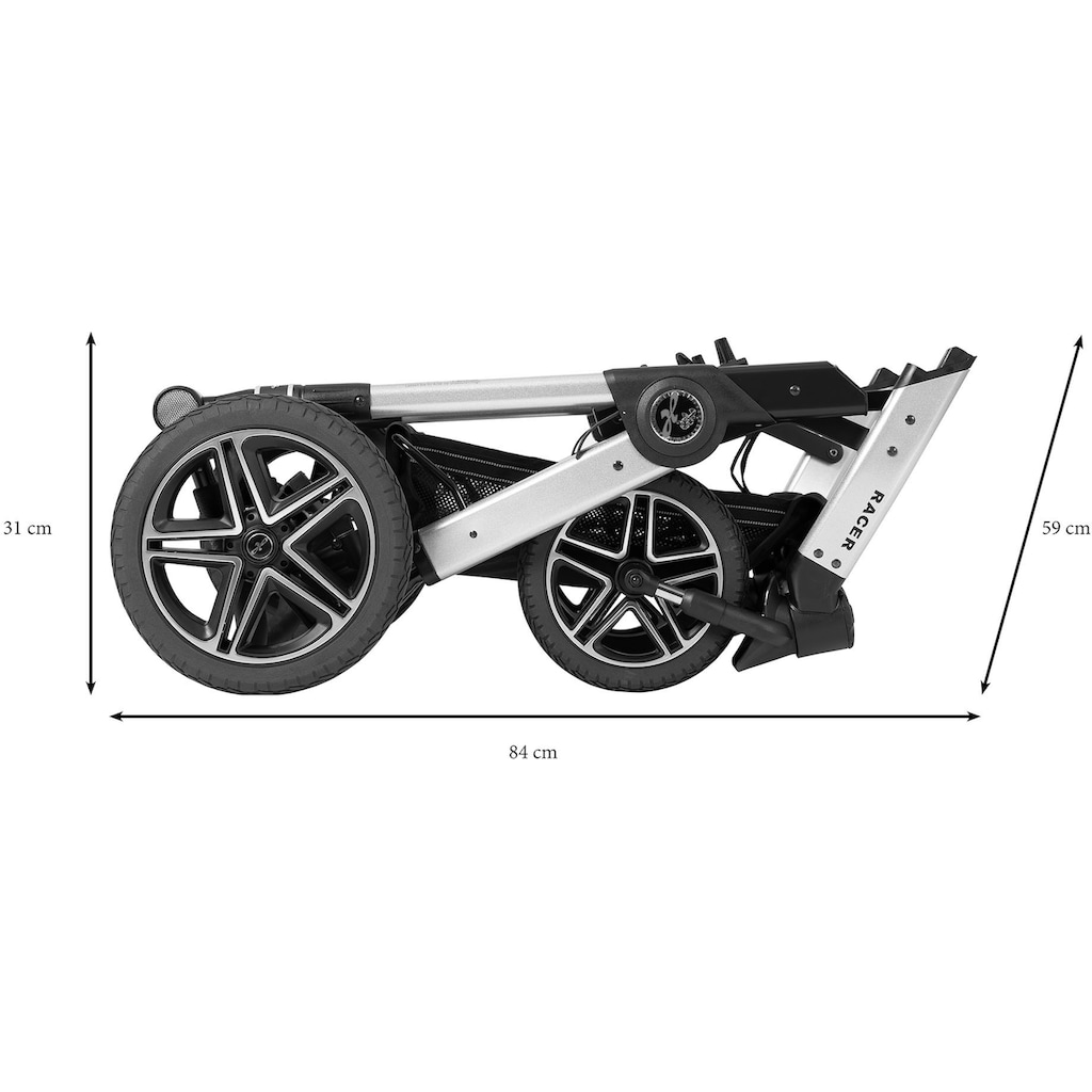 Hartan Kombi-Kinderwagen »Racer GTS - Bellybutton«, 22 kg