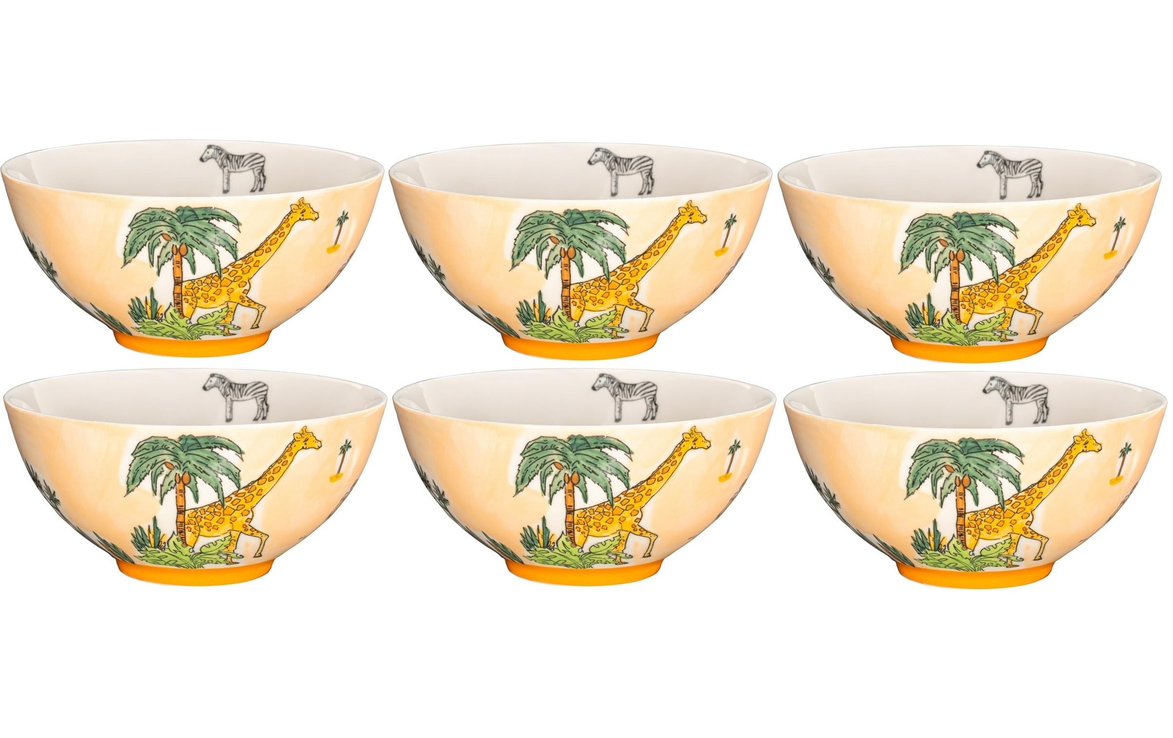 Mila Schale »Afrika-Hideaway 6 Stück«, aus Keramik