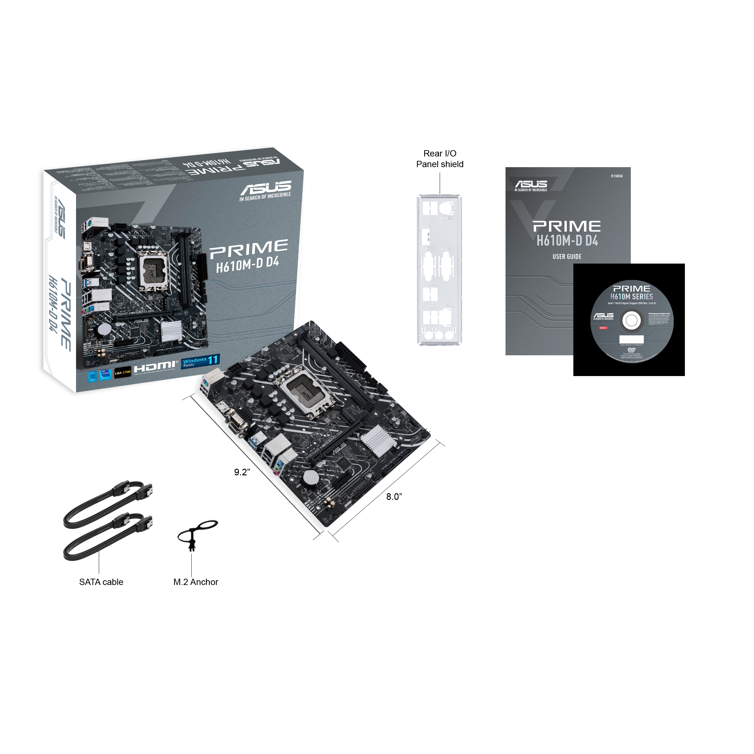 Asus Mainboard »PRIME H610M-D D4«