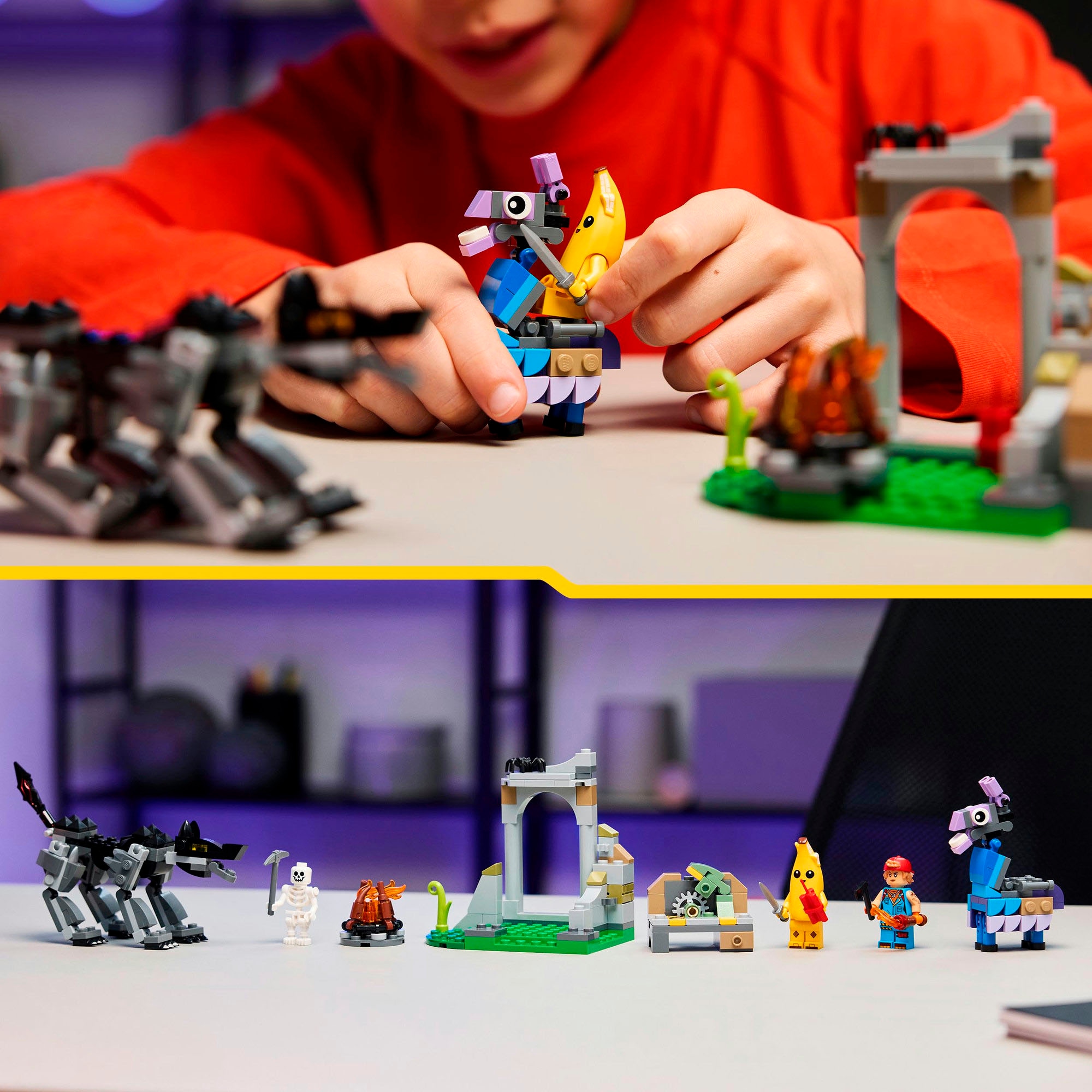LEGO® Pions de construction »Das Lager von Schali und der Zündkerzenkünstlerin (77075)« LEGO Fortnite; Made in Europe