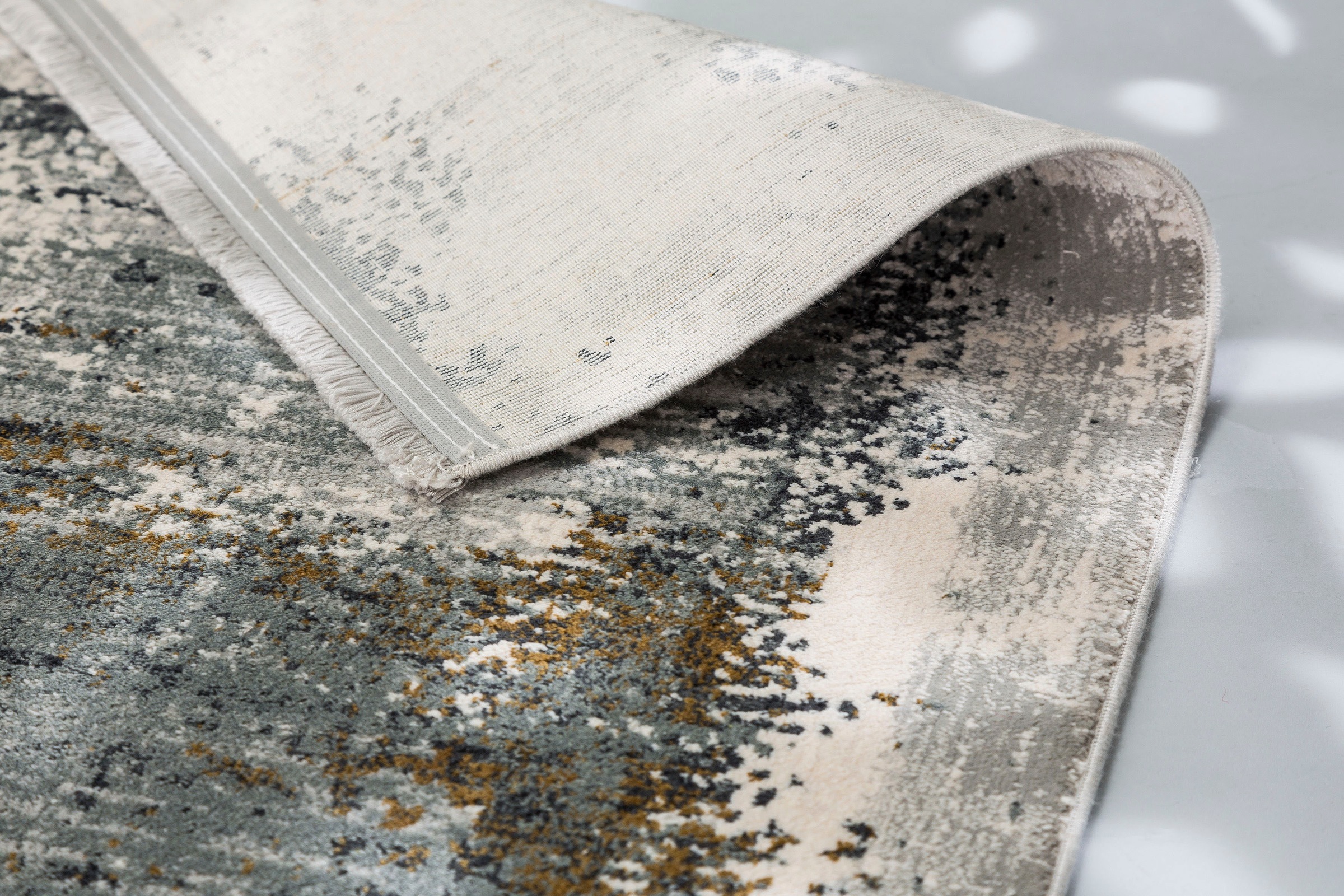 ASTRA Teppich »Julia 201« rechteckig 6 mm Höhe Kurzflor, mit Fransen, Wohnzimmer