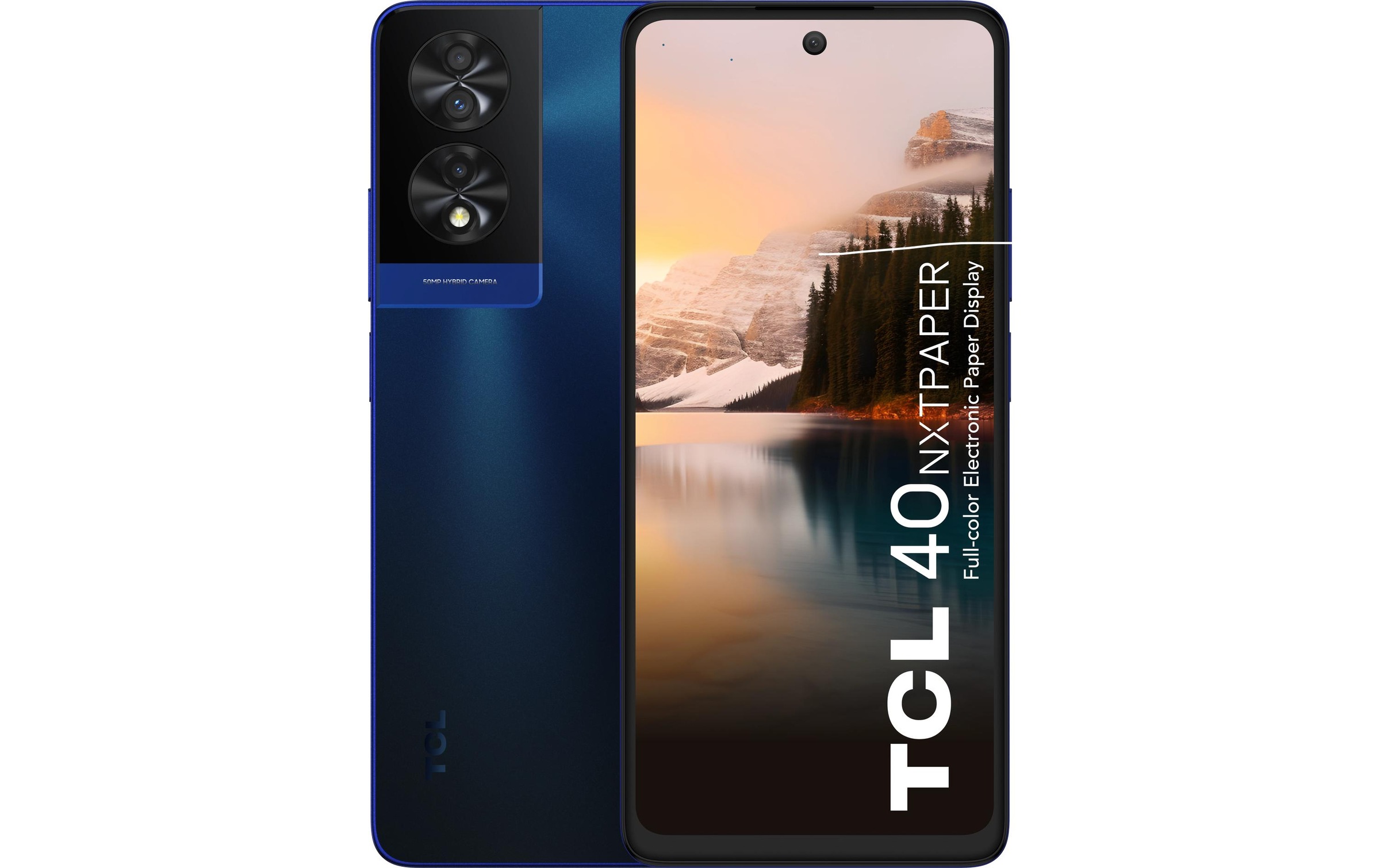 TCL Smartphone »40 NXTPAPER 256 GB Blau«, Blau, Schwarz