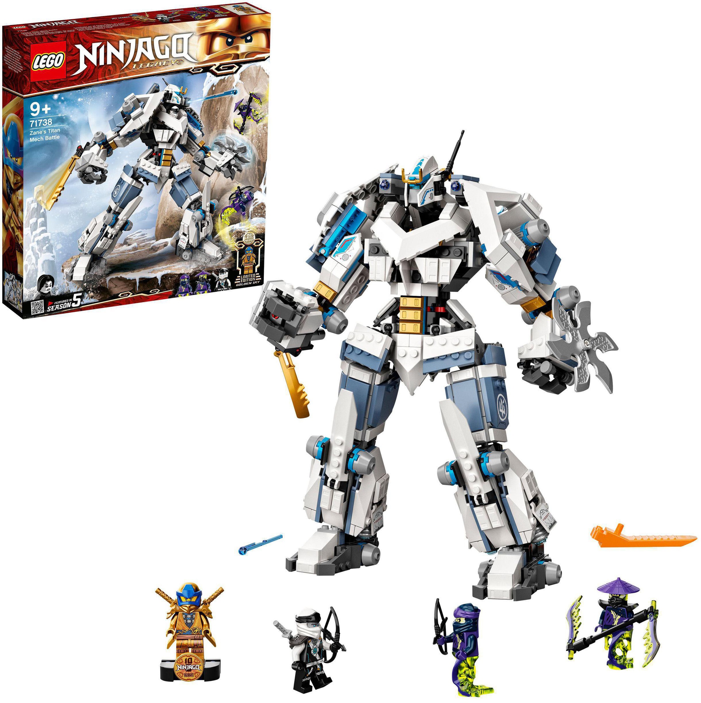 Image of LEGO® Konstruktionsspielsteine »Zanes Titan-Mech (71738), LEGO® NINJAGO®«, (840 St.), Made in Europe bei Ackermann Versand Schweiz