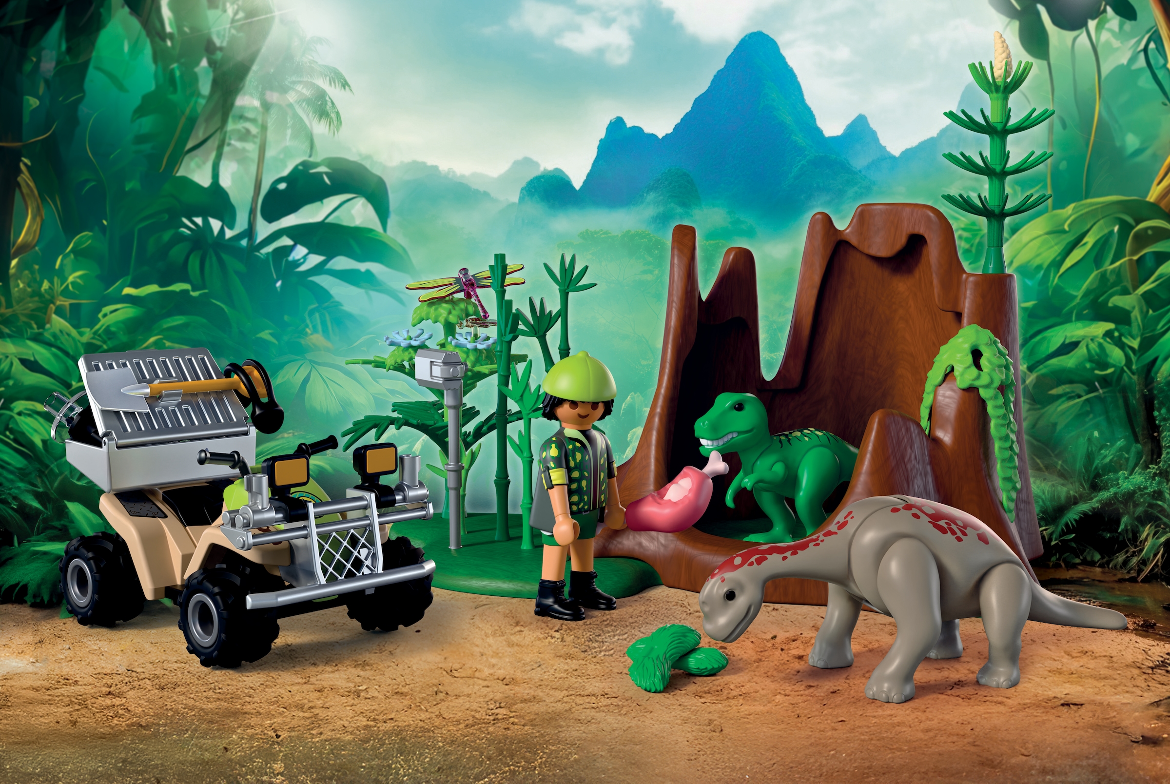 Playmobil® Konstruktions-Spielset »Dino-Versteck (72069), Dinos«