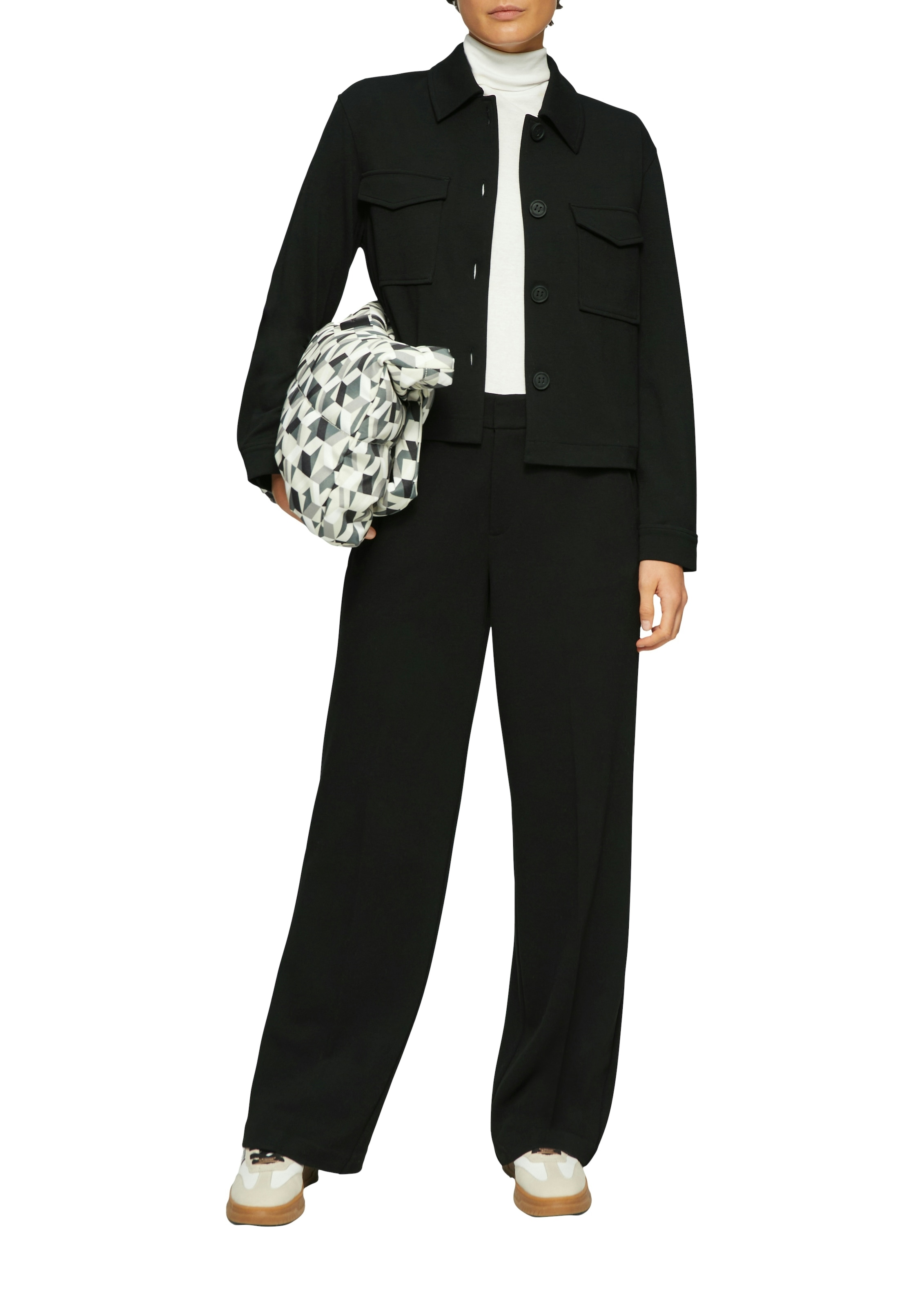 s.Oliver Pantalon en jersey  en jersey structuré