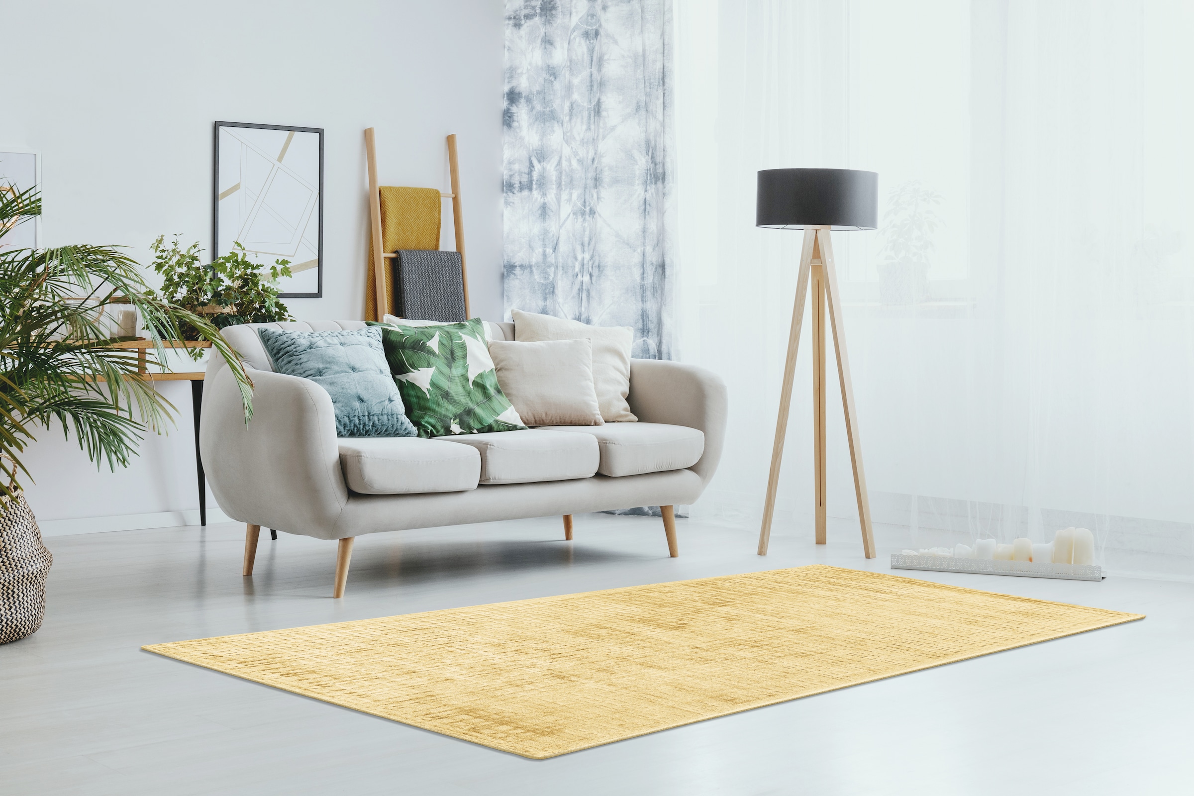Padiro Tapis »Karma 125« Rectangulaire 8 mm Höhe tapis tissé à la main avec design 3D, toucher doux, facile d'entretien