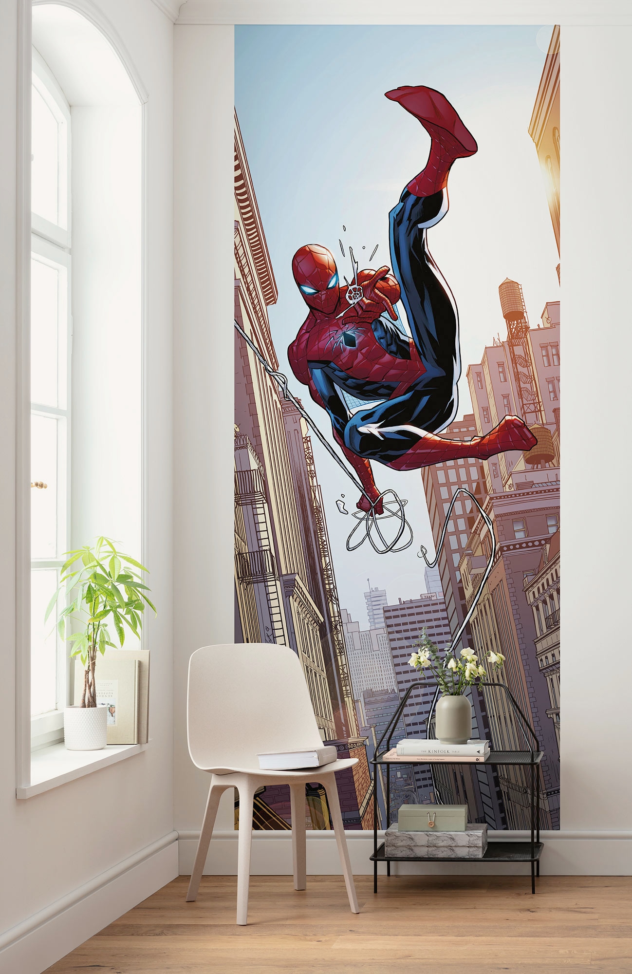 Image of Komar Kindertapete "Marvel Spider-Man Swinging" bedruckt glatt